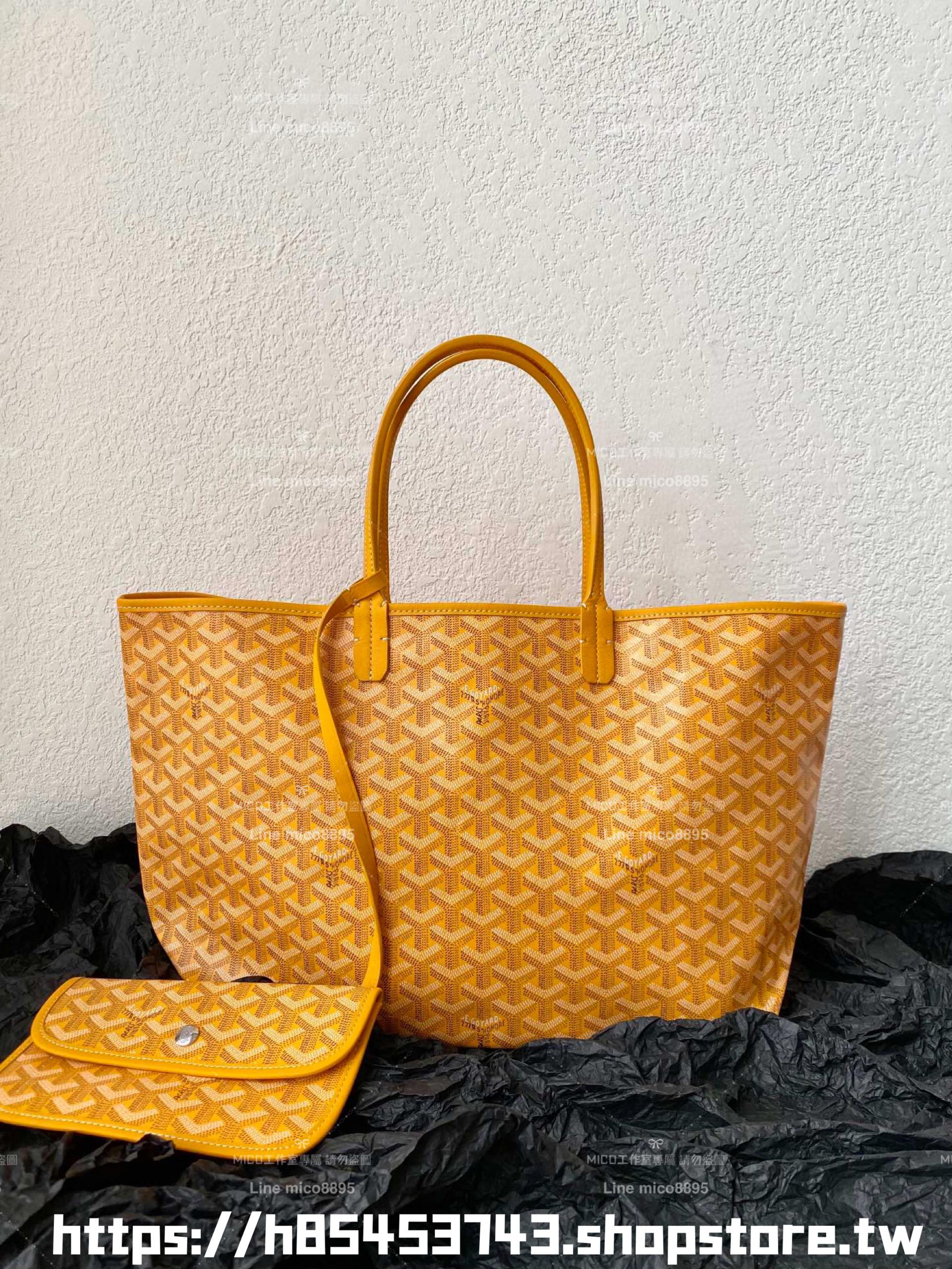 Goyard 經典款 （8色）中號 St. Louis PM防水帆布LOGO購物包 托特包 媽媽包 47cm