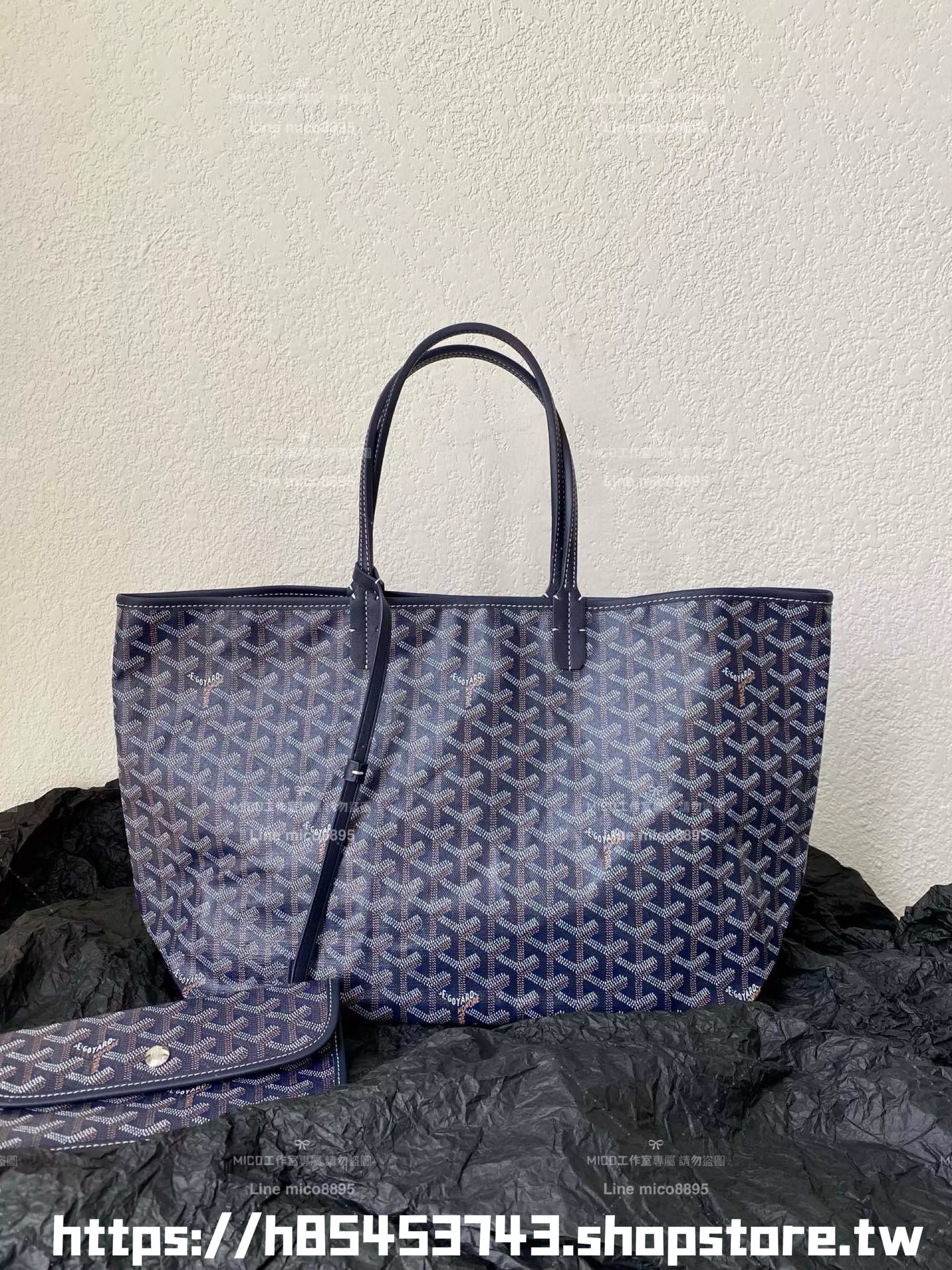 Goyard 經典款 （8色）中號 St. Louis PM防水帆布LOGO購物包 托特包 媽媽包 47cm