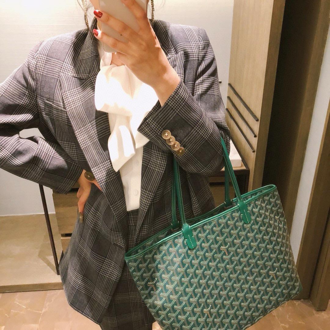 Goyard PM 拉鍊款托特包 Artois tote 購物袋 30cm （四個色）無盒/配防塵袋提袋