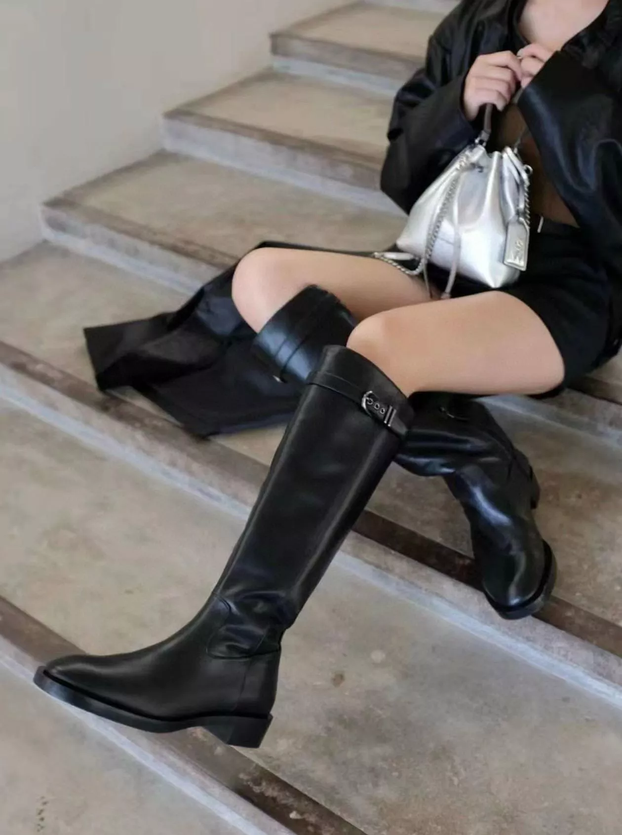 Stuart Weitzman 高筒系列 EMERSON BUCKLE BOOT 超軟騎士靴 35-40