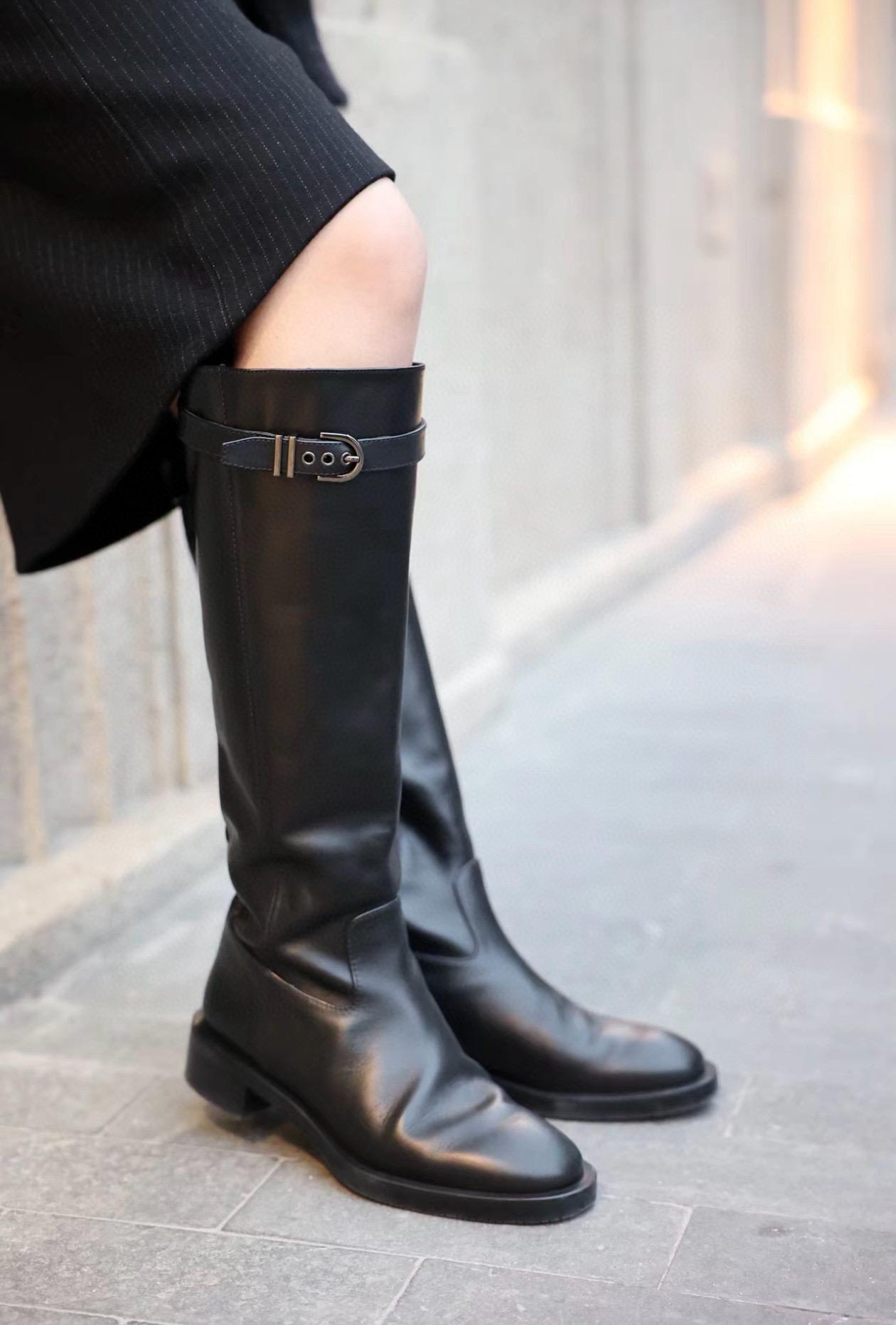 Stuart Weitzman 高筒系列 EMERSON BUCKLE BOOT 超軟騎士靴 35-40