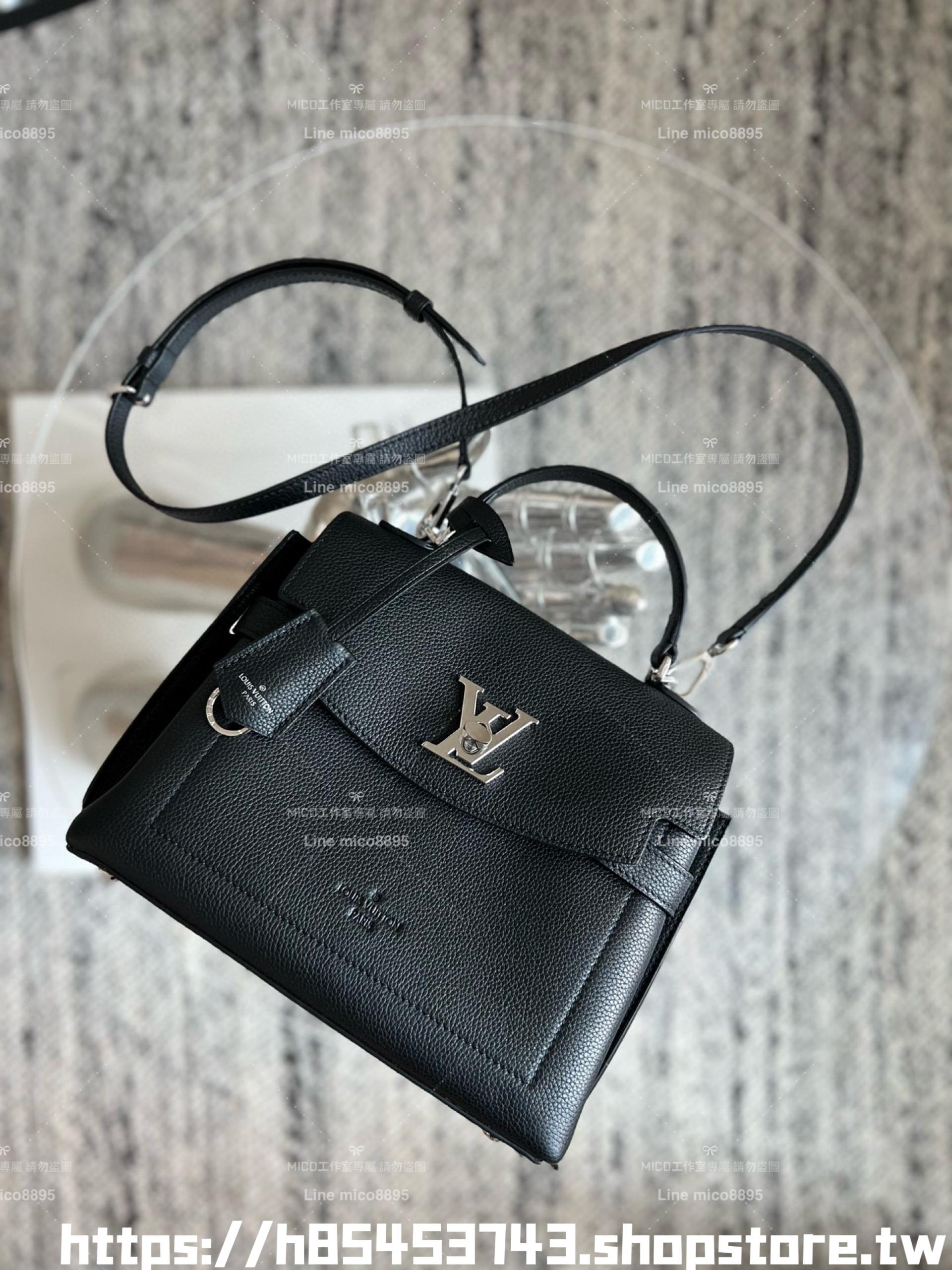 LV LOCKME EVER BB 手袋 M53937 黑色真皮牛皮革 20cm