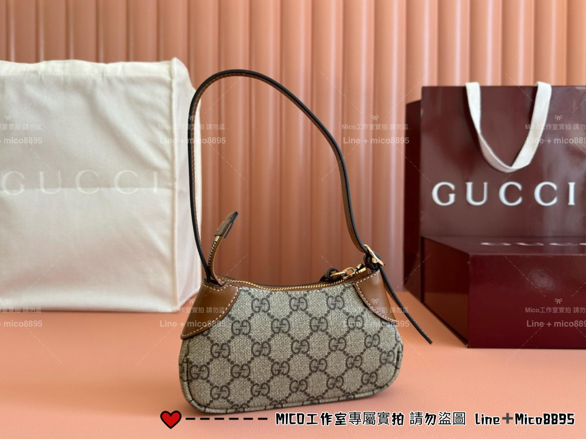 GUCCI Ophidia GG Emblem迷你肩背包 23cm