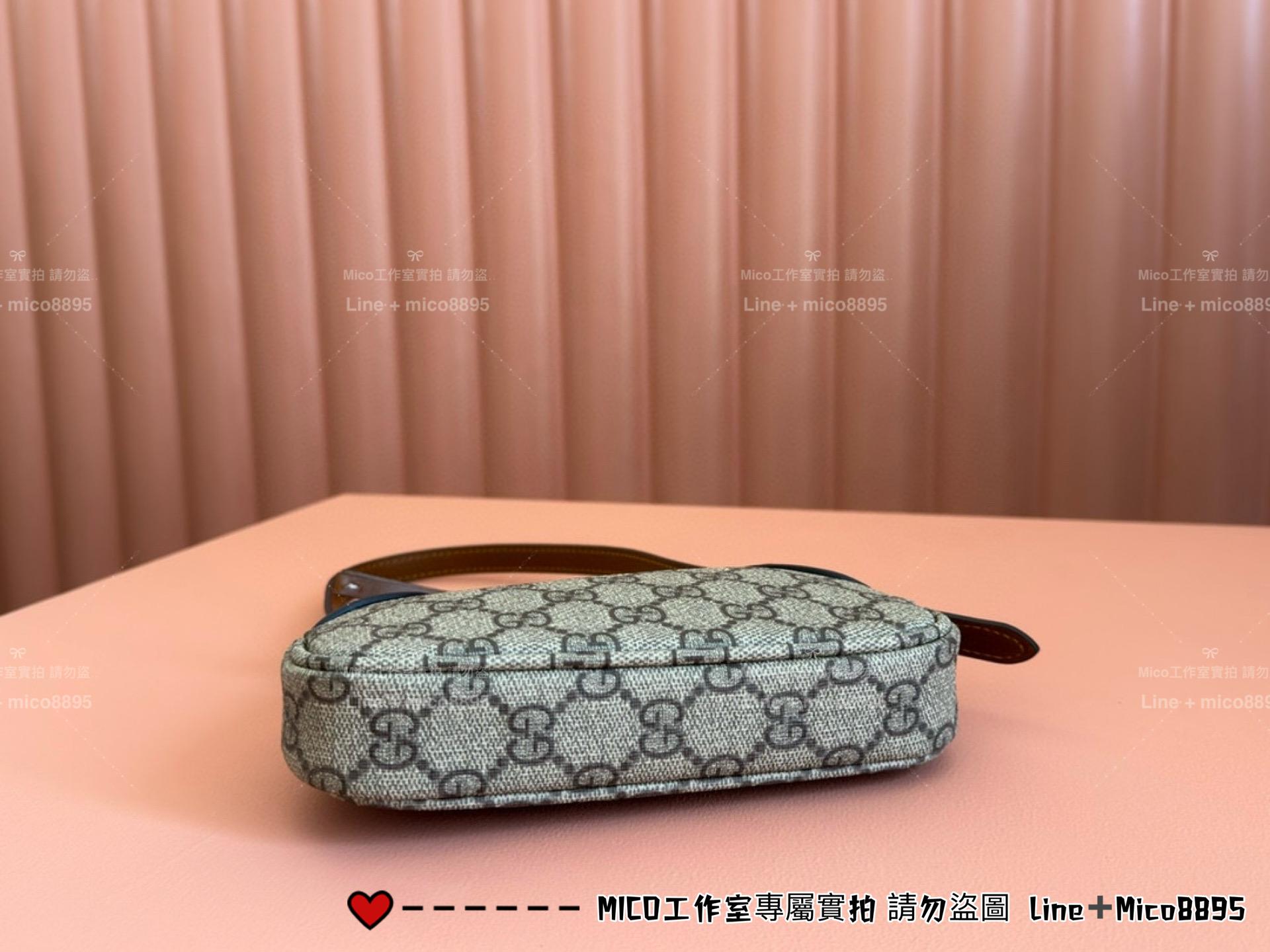 GUCCI Ophidia GG Emblem迷你肩背包 23cm