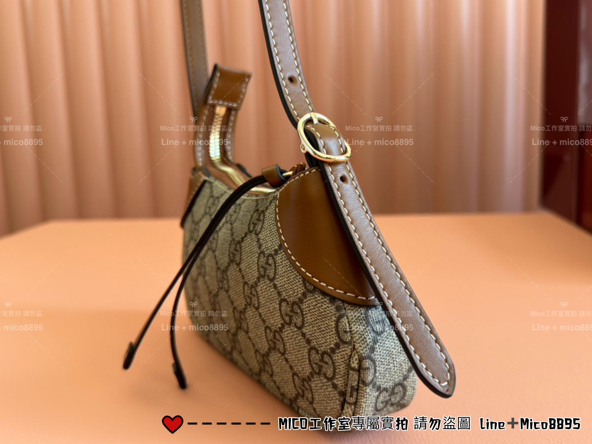 GUCCI Ophidia GG Emblem迷你肩背包 23cm