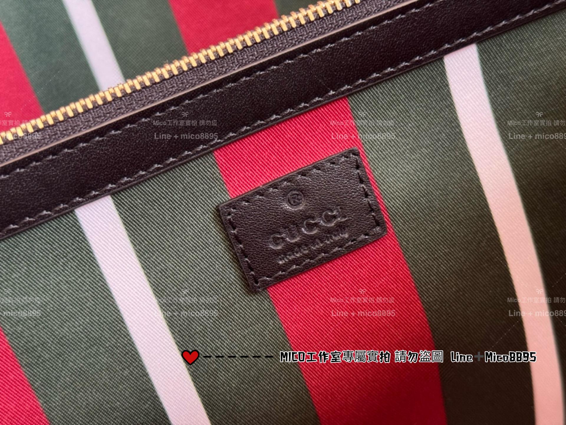 GUCCI 黑色皮革 Emblem系列 Ophidia 大號購物袋 托特包 通勤好用 尺寸:W38xH25.5x15cm