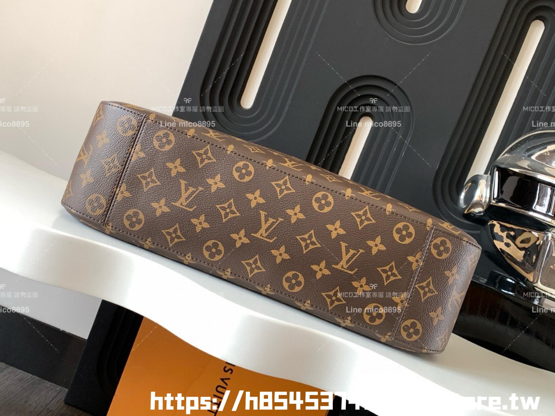 Lv Slouchy MM 新款老花鎖頭腋下包/肩背包 M12098