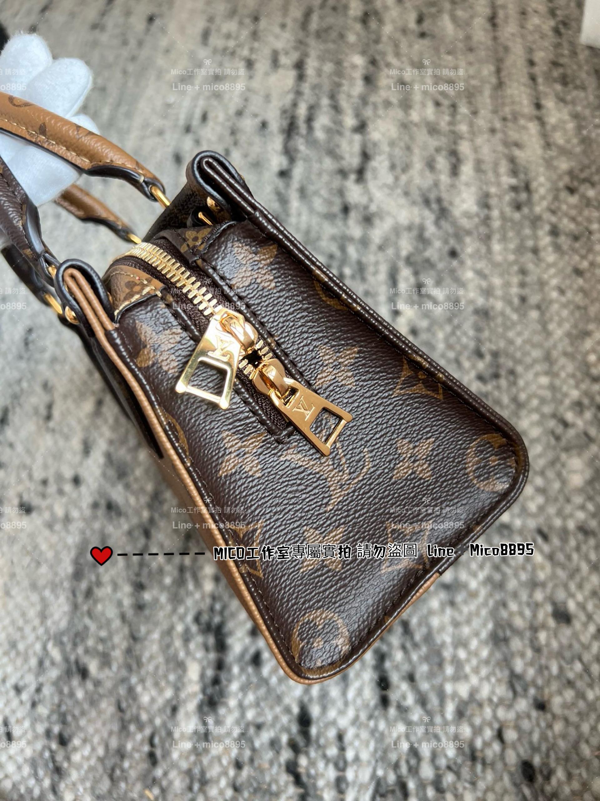 LV M46653 OnTheGo East West Monogram Reverse 帆布-  手袋 25cm