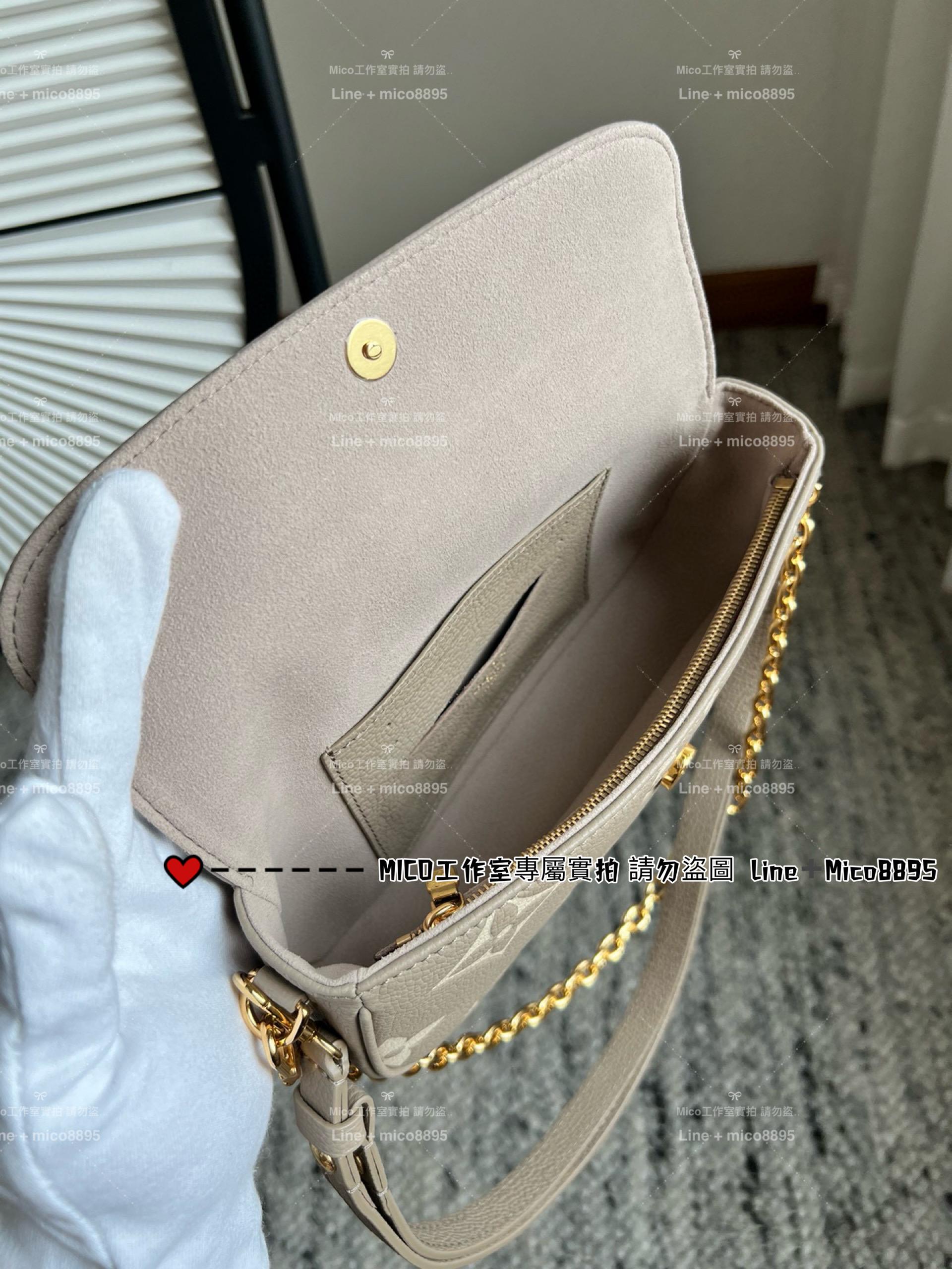 LV 絲印款/大象灰 Wallet On Chain Ivy手袋 M82211 可斜挎/肩背 23.5cm