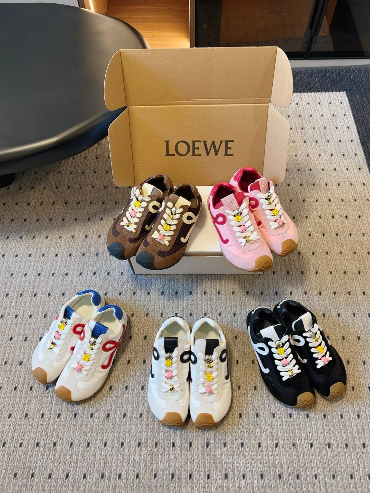 Loewe 全新Flow Runner2.0系列新款走秀運動鞋 休閒鞋 情侶款 男女鞋 35-45