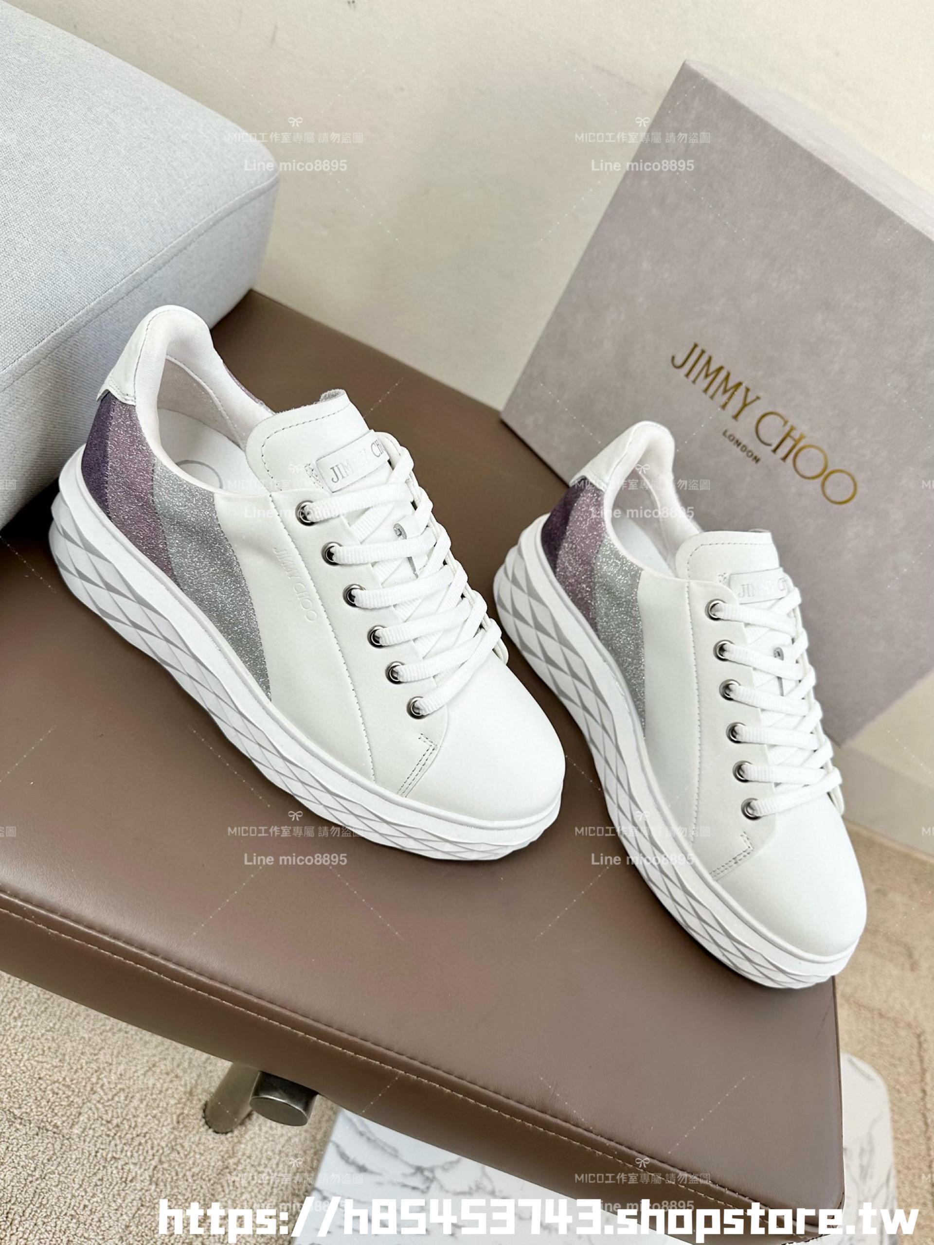 Jimmy Choo / Malbon 聯名款 七夕限定款 Diamond/F 運動鞋 小白鞋 35-40