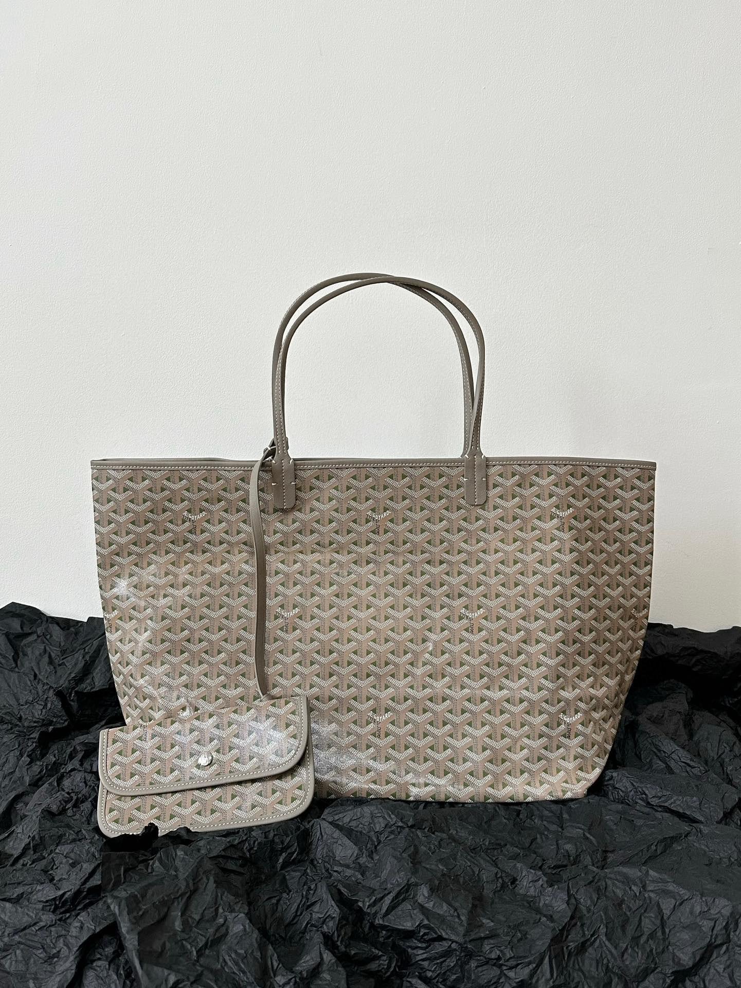 Goyard 170週年限量款 灰粉/灰藍/灰綠 大號托特包/媽媽包/TOTE 57cm