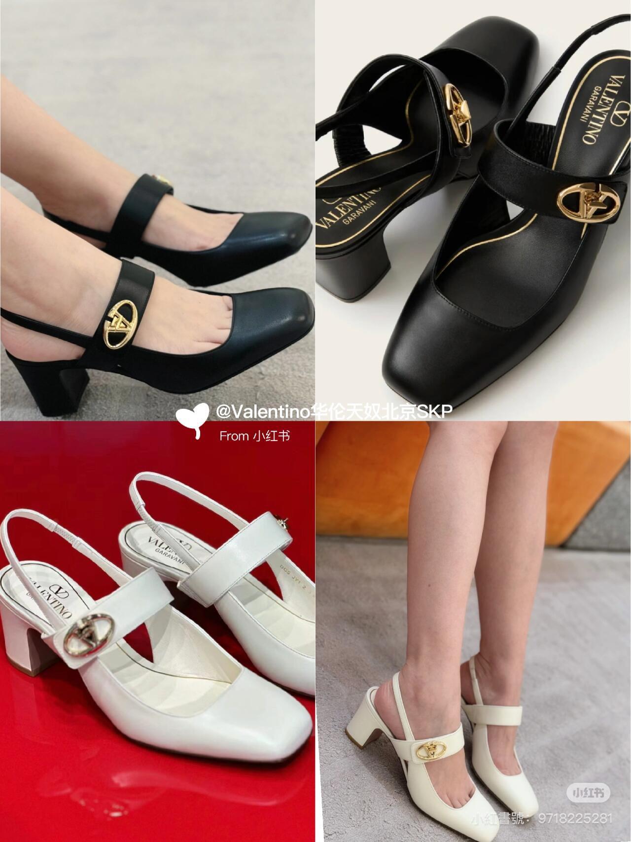 Valentino 華倫天奴VLOGO LOCKER後空瑪麗珍涼鞋 6cm 35-40