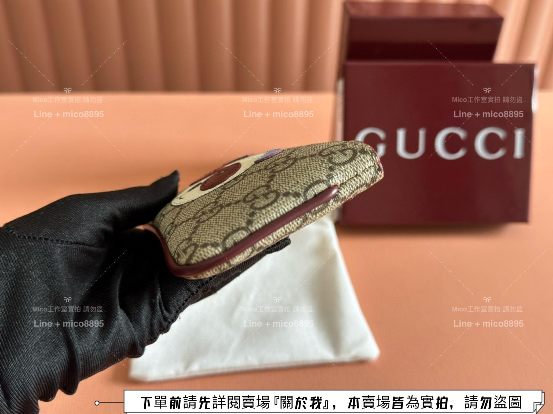 GUCCI 熊貓圖案Ophidia系列零錢包