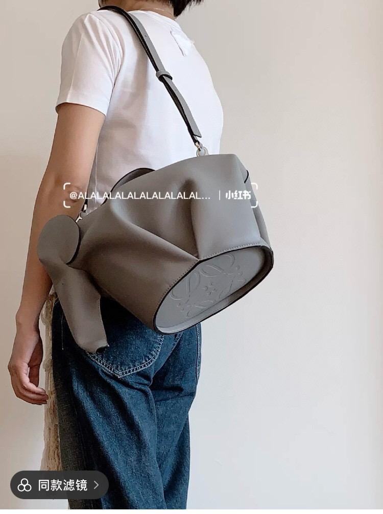 Loewe 大款Large Elephant bag 灰色 35cm