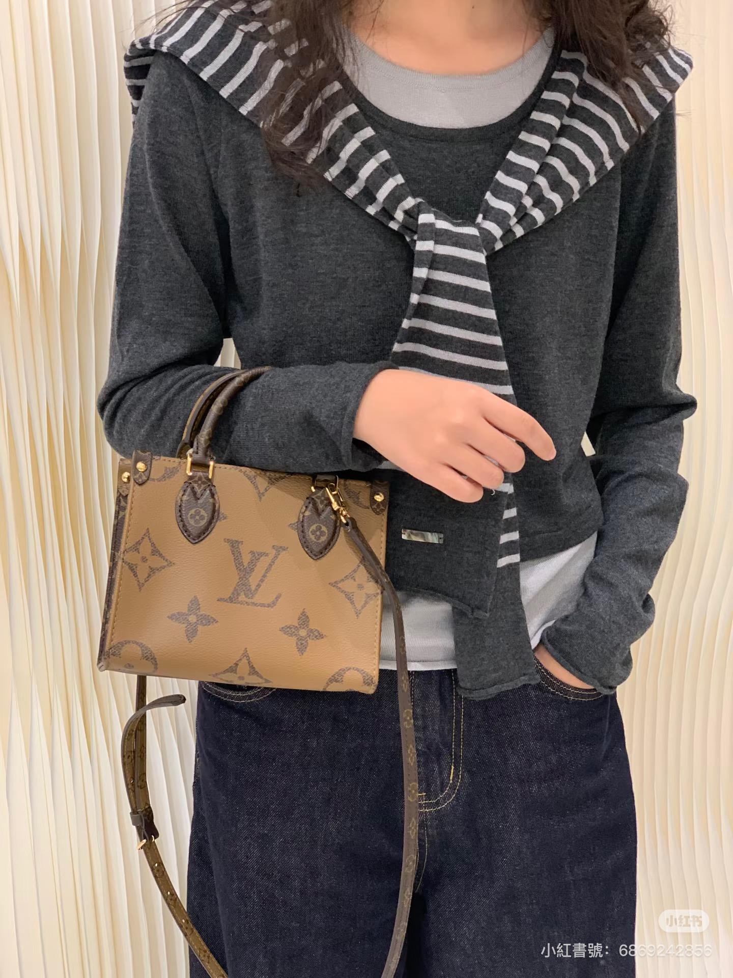 LV ONTHEGO BB 手袋 M46839 mini斜跨包 18cm