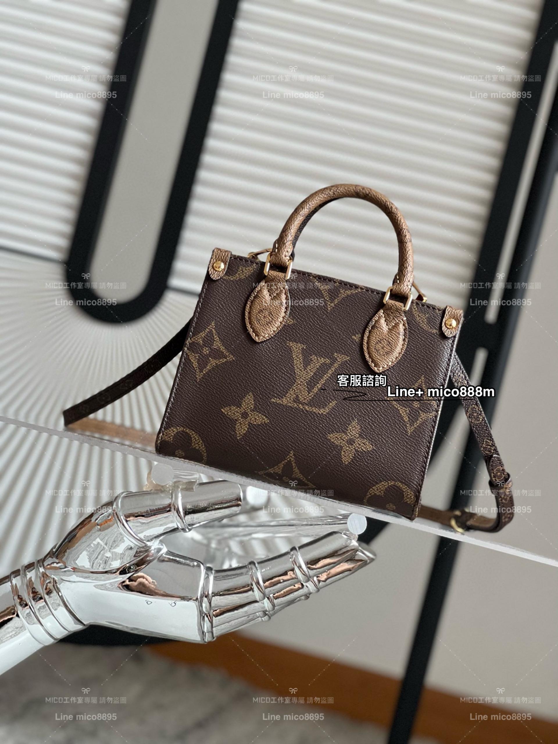 LV ONTHEGO BB 手袋 M46839 mini斜跨包 18cm