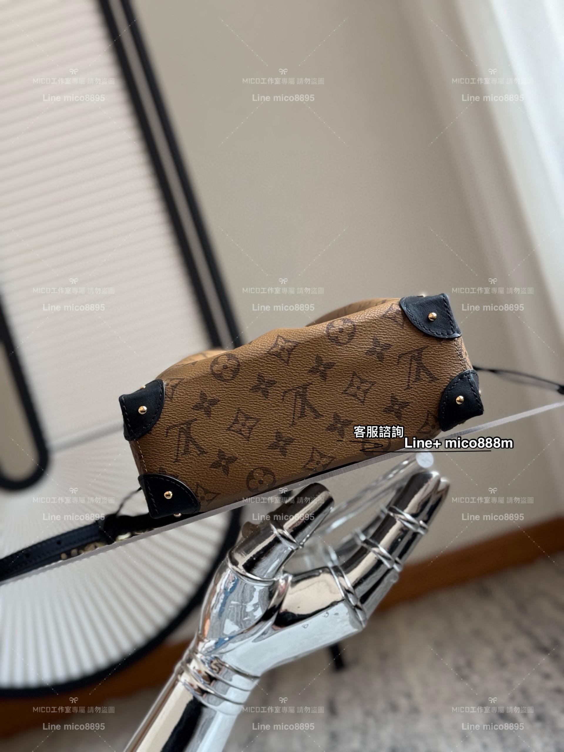 LV Noé Trunk PM Monogram Reverse 帆布 卯釘水桶包 - M13324