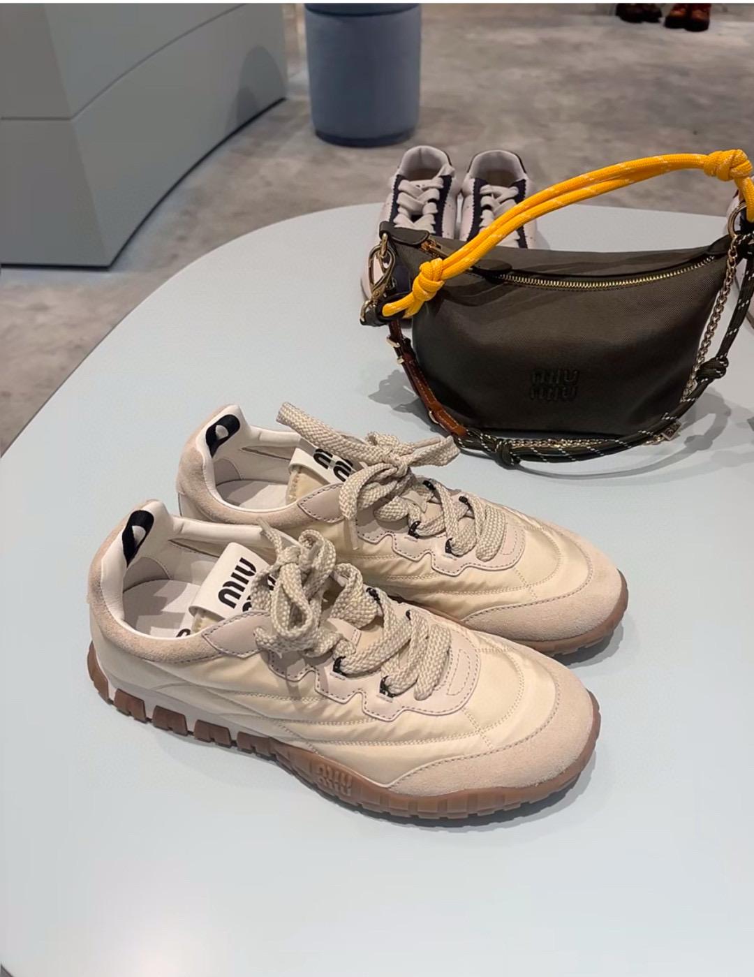 MiuMiu | 25ss新品 Tyre系列休閒鞋 小白鞋 35-40