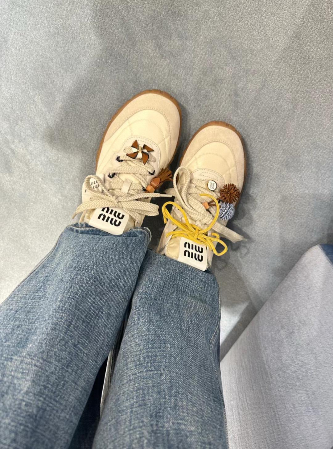 MiuMiu | 25ss新品 Tyre系列休閒鞋 小白鞋 35-40