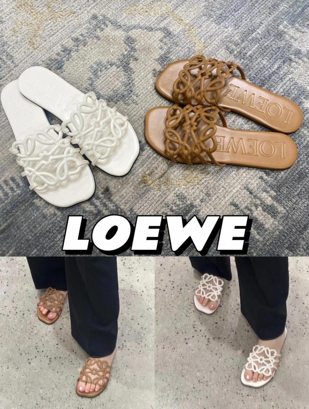 loewe 羅意威 25ss夏日限定手工定制鏤空拖鞋 35-41 三個色