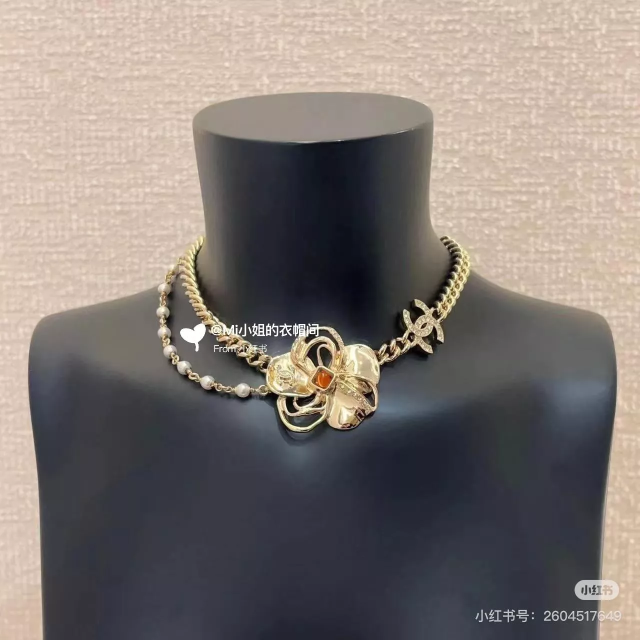CHANEL | 24s 大女主款式 山茶花雙層項鍊