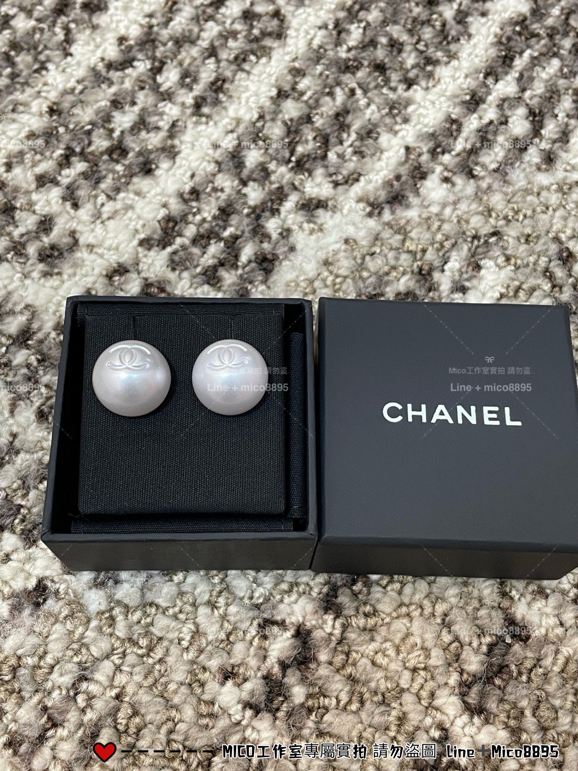 CHANEL | 基礎佩戴款 25C珍珠耳釘/耳環