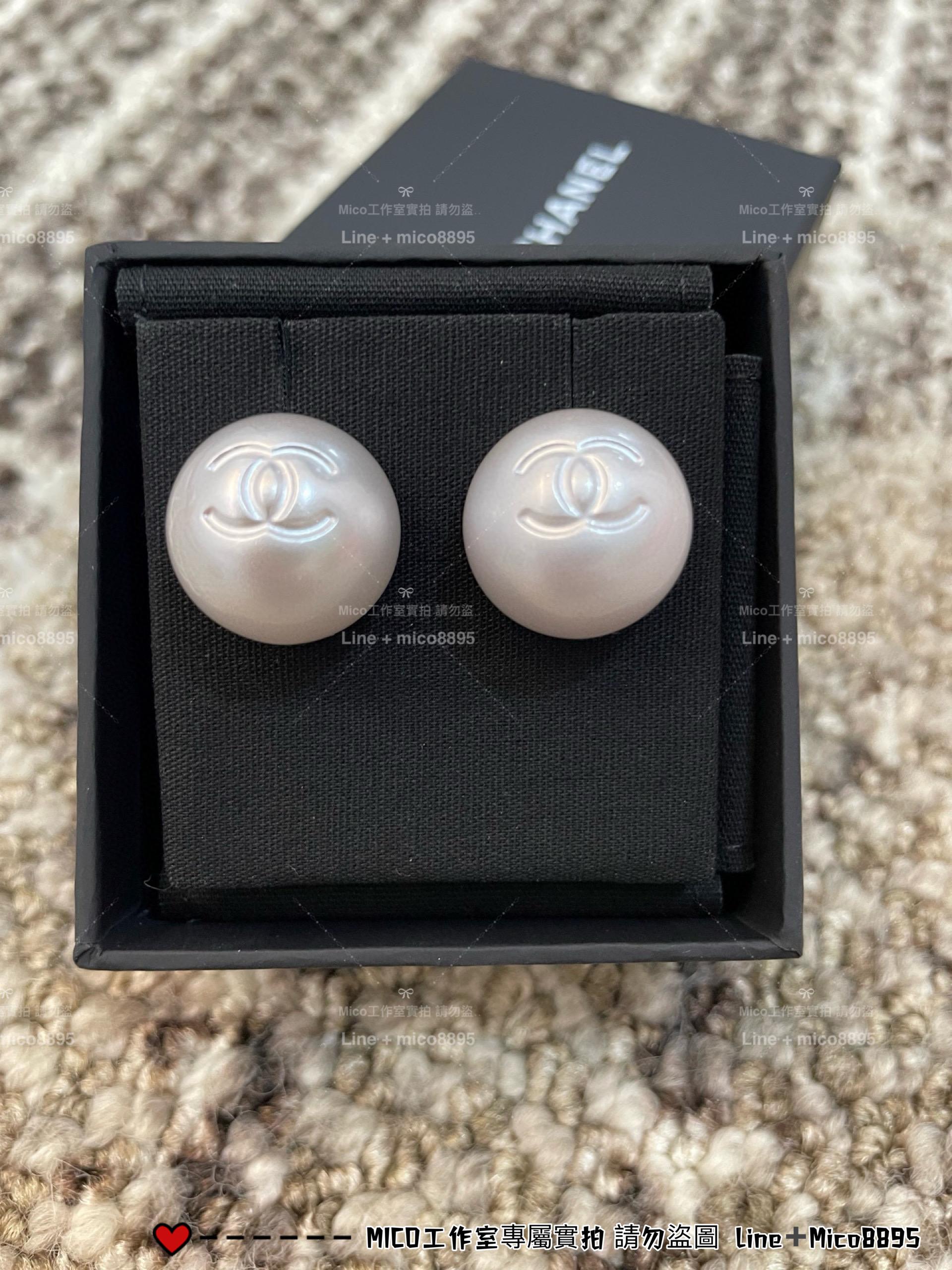 CHANEL | 基礎佩戴款 25C珍珠耳釘/耳環