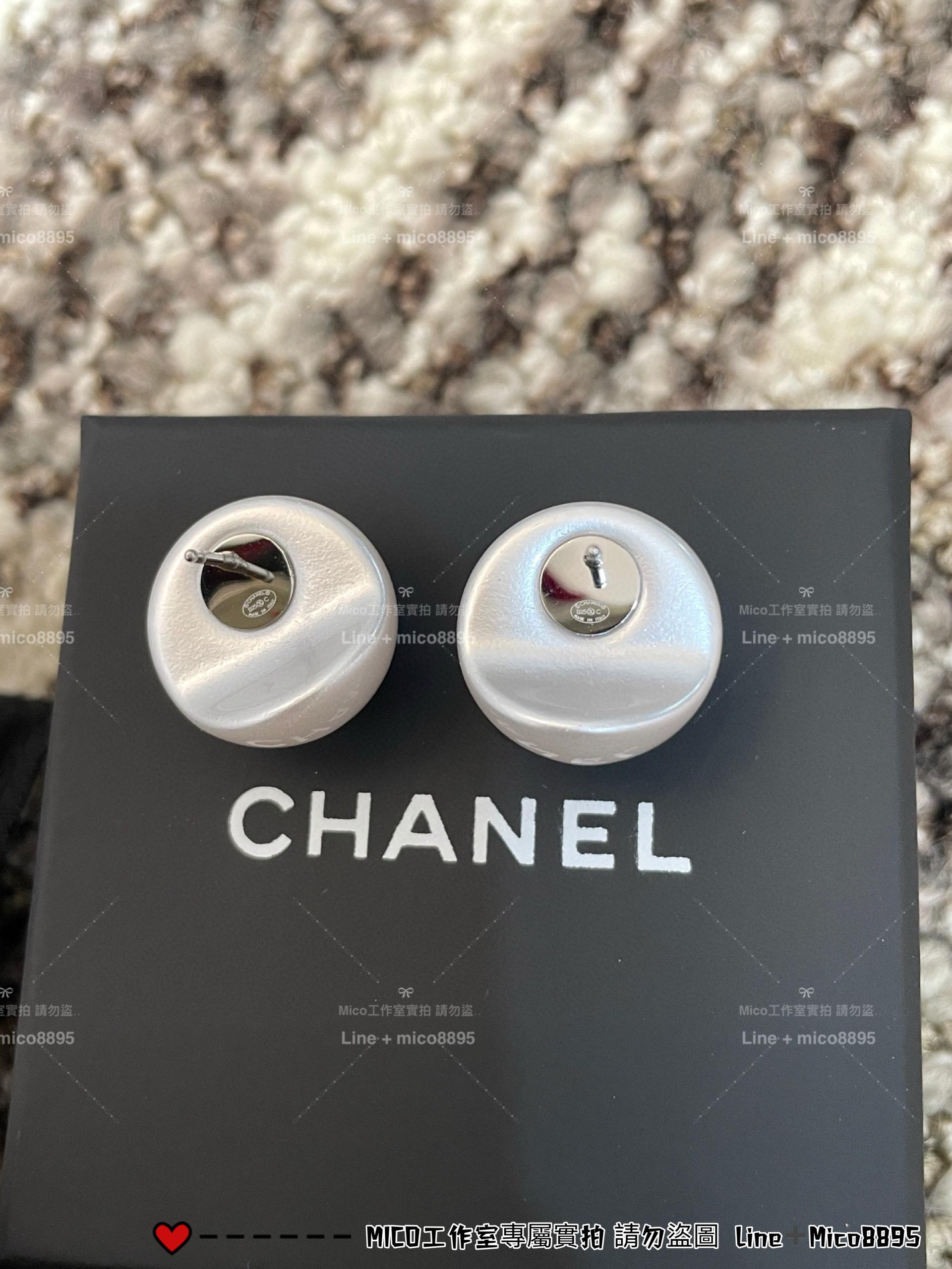 CHANEL | 基礎佩戴款 25C珍珠耳釘/耳環