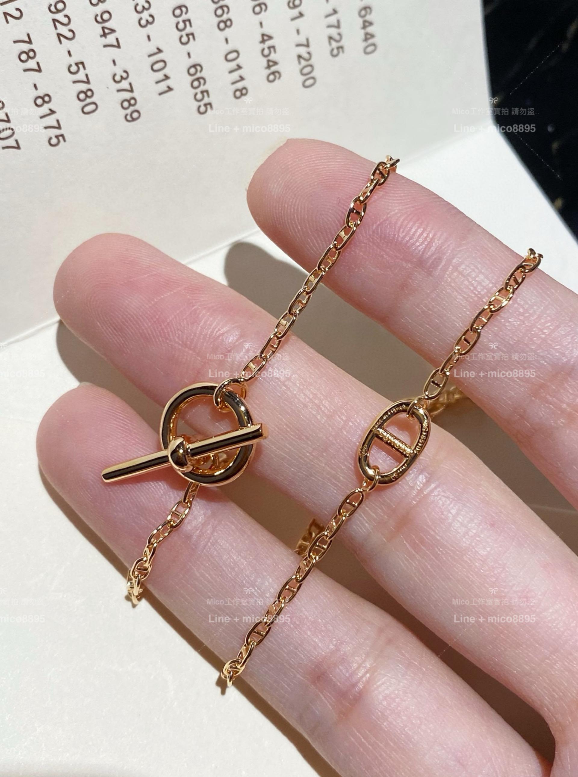 HERMES 愛馬仕 小豬鼻圈圈項鍊/手鍊