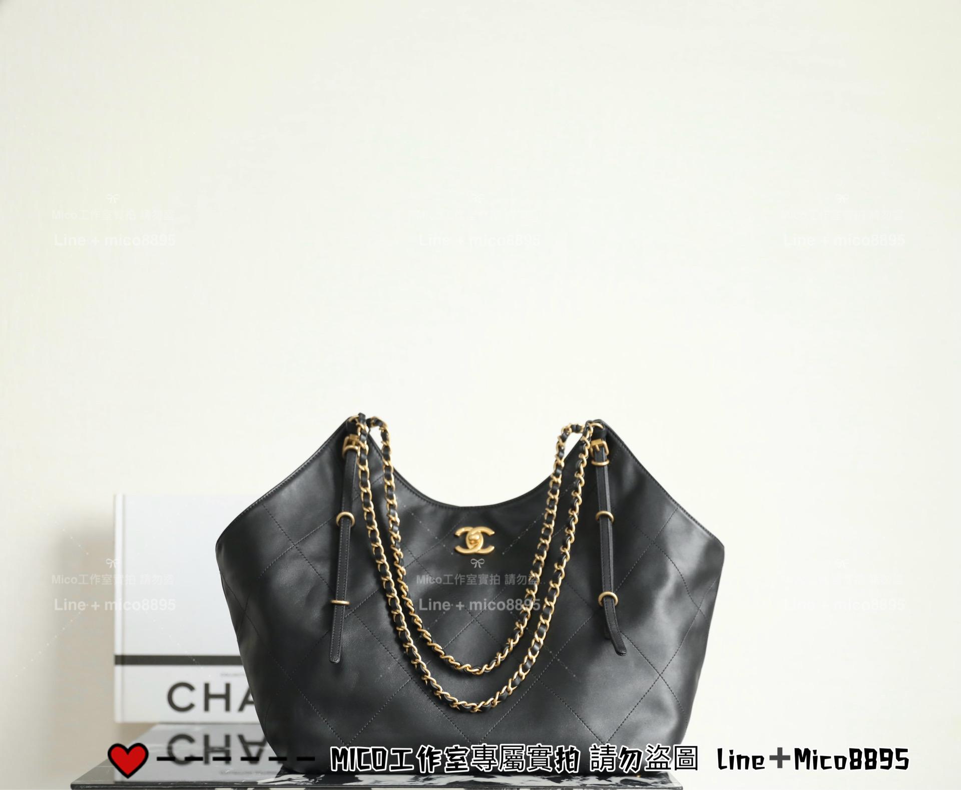 CHANEL | 小香 25S 小號 GD同款購物袋 蝙蝠購物包 31*47cm