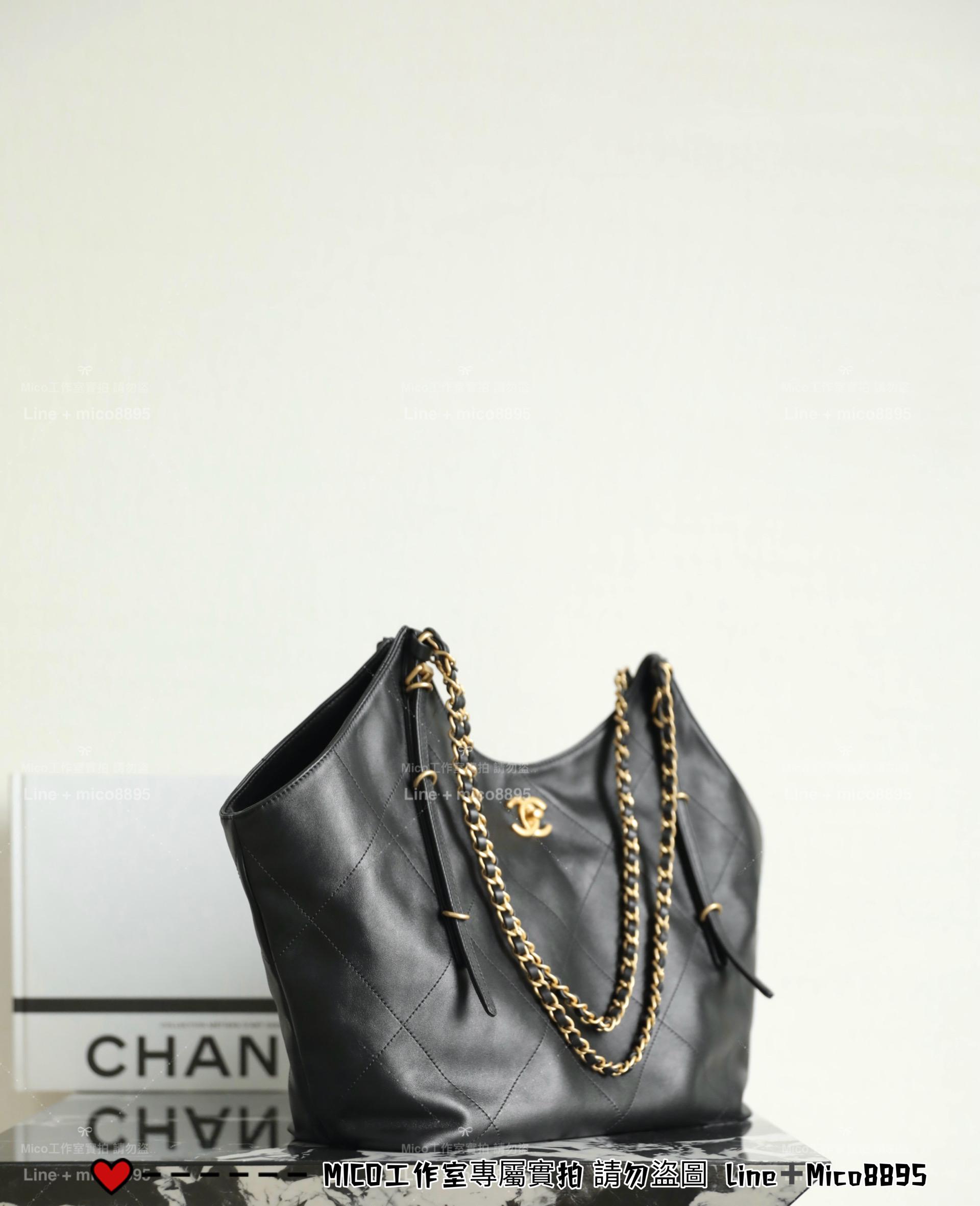 CHANEL | 小香 25S 小號 GD同款購物袋 蝙蝠購物包 31*47cm