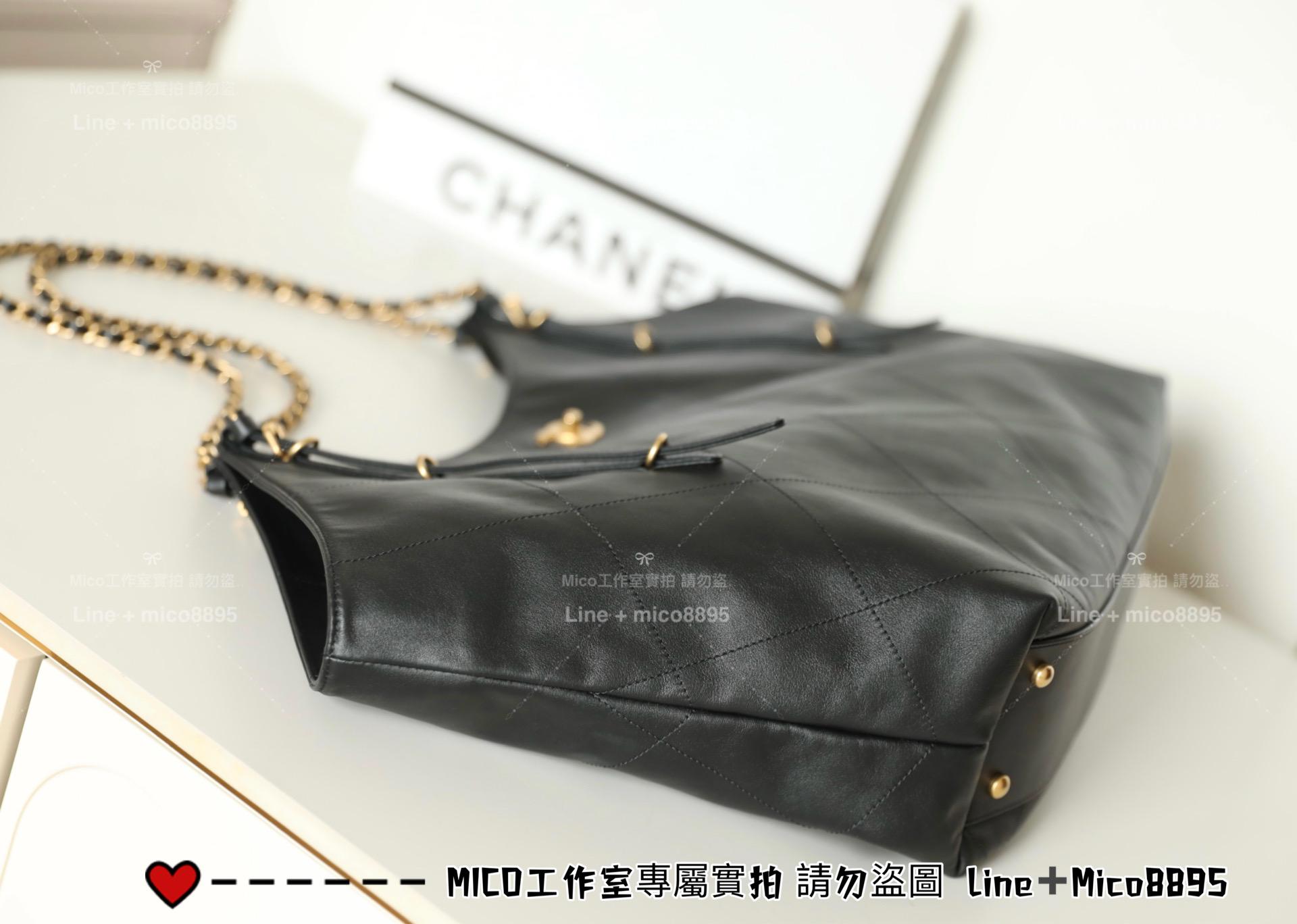 CHANEL | 小香 25S GD同款Maxi購物包大號♥黑色 尺寸：𝟥𝟨*𝟧𝟫*𝟣𝟥 𝖼𝗆