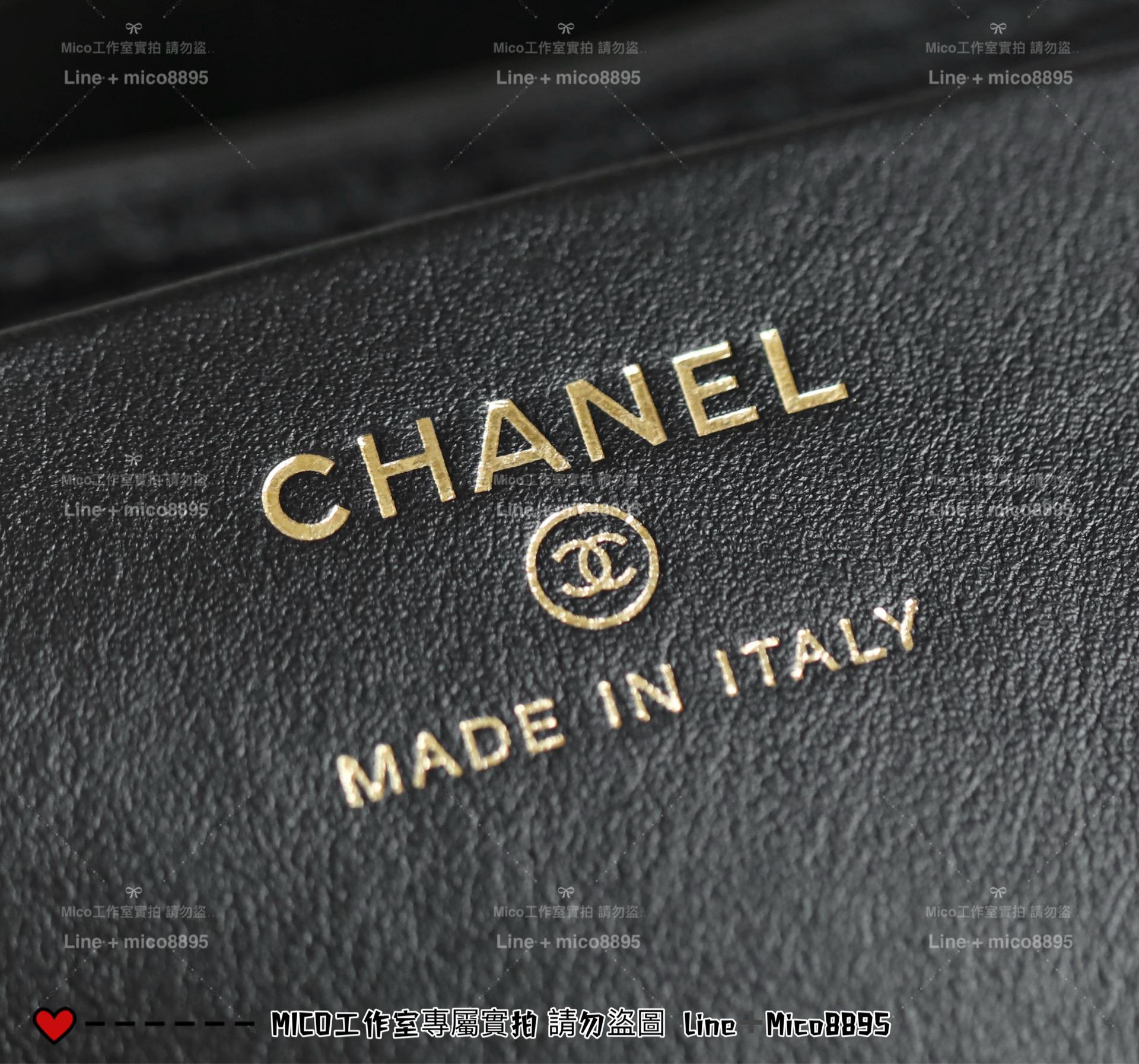 CHANEL | 小香 25P春夏款 Nano 31Bag 麂皮黑色拼接小羊皮 20cm