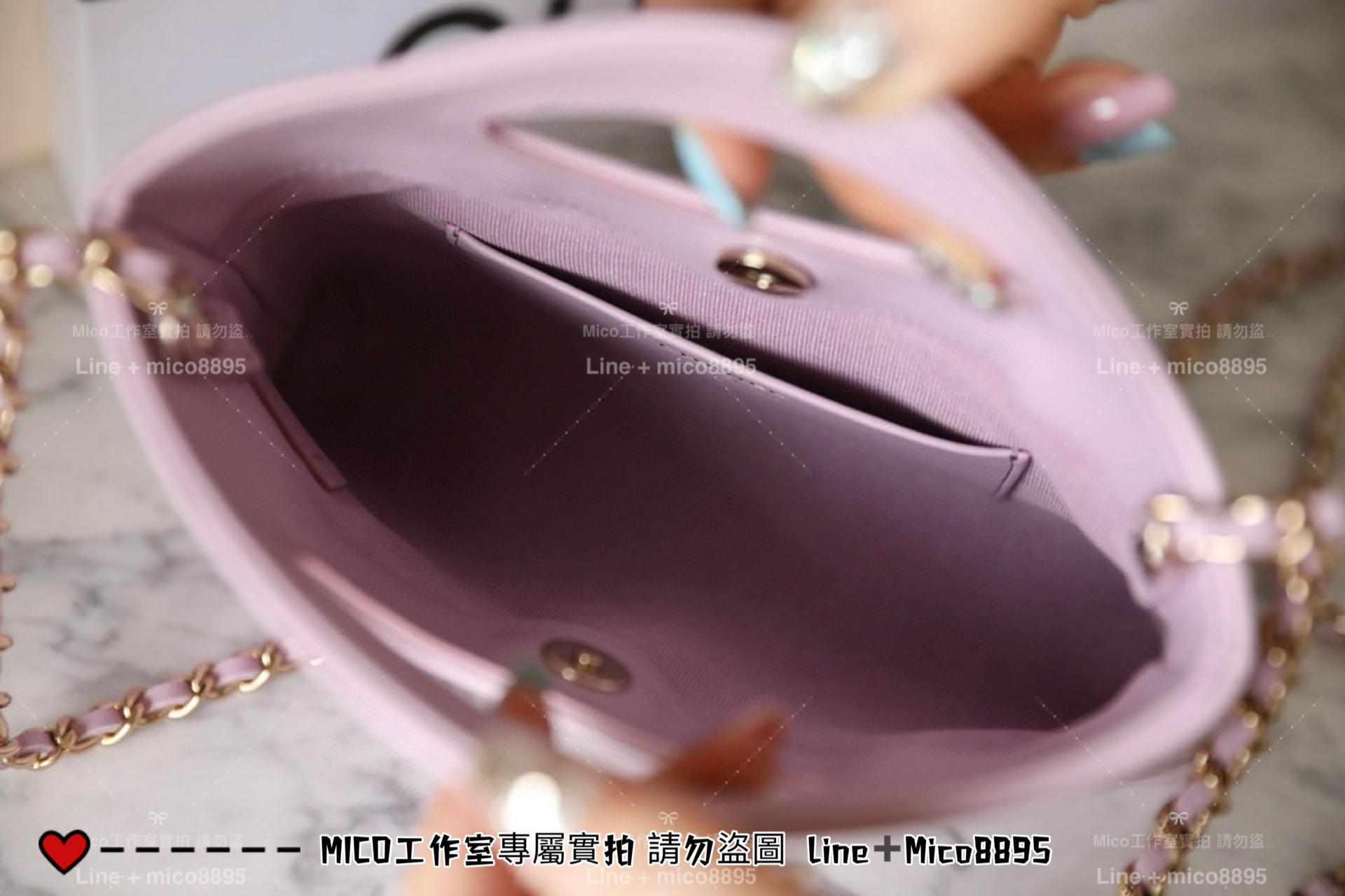 CHANEL | 小香 25P春夏款 淡紫色鏈條包 Nano 31Bag 20cm