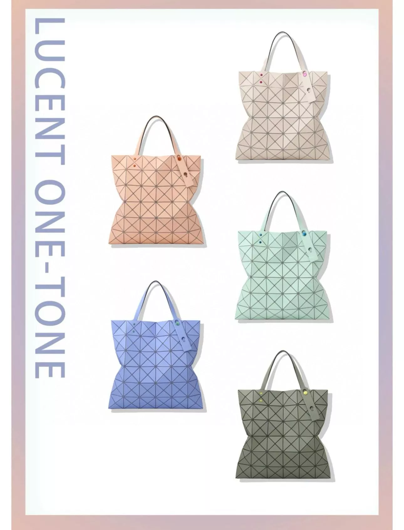 ISSEY MIYAKE 三宅一生 霧面款 BAOBAO 6X6 托特包