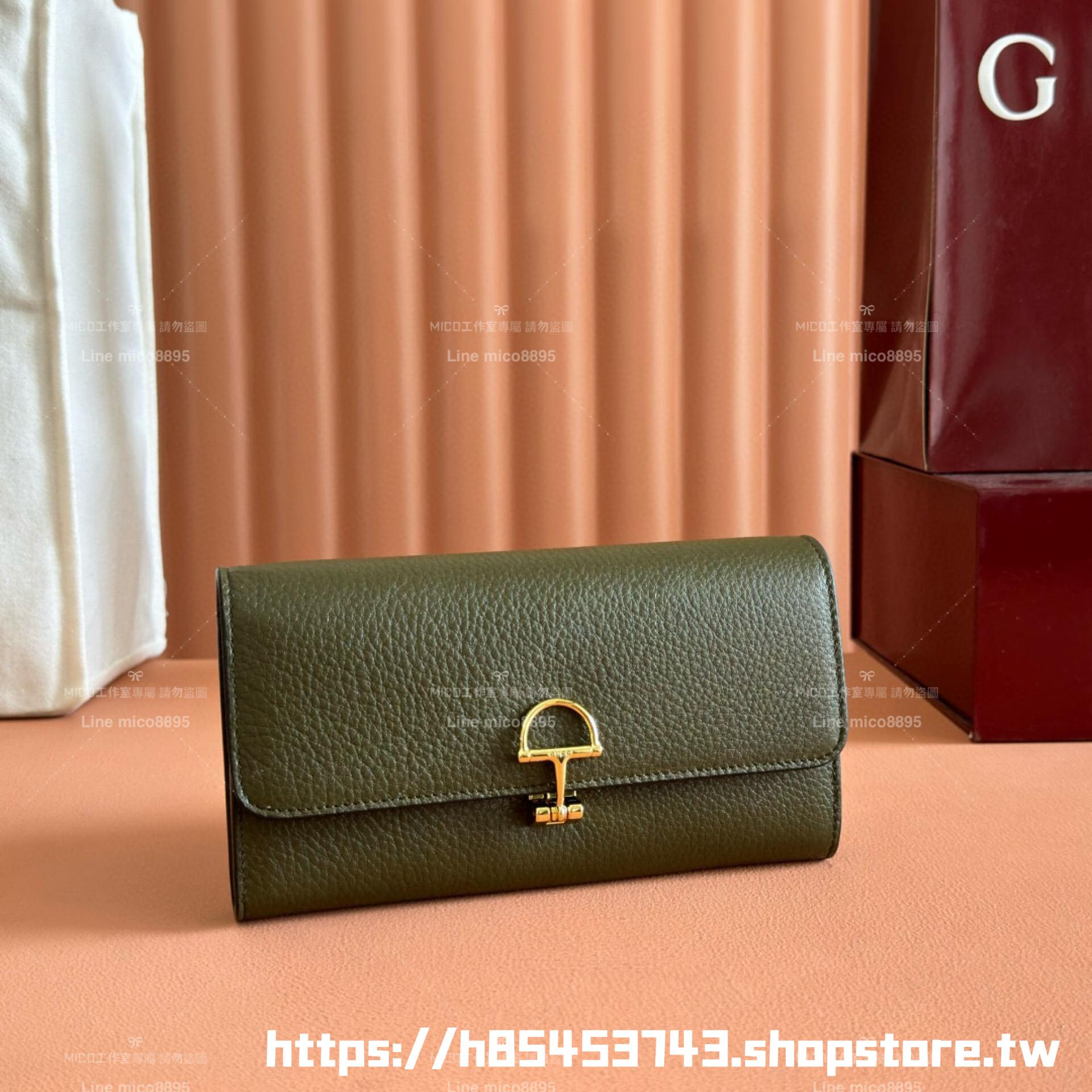 GUCCI 粒面牛皮 SOFTBIT系列長款錢包 長夾 19cm