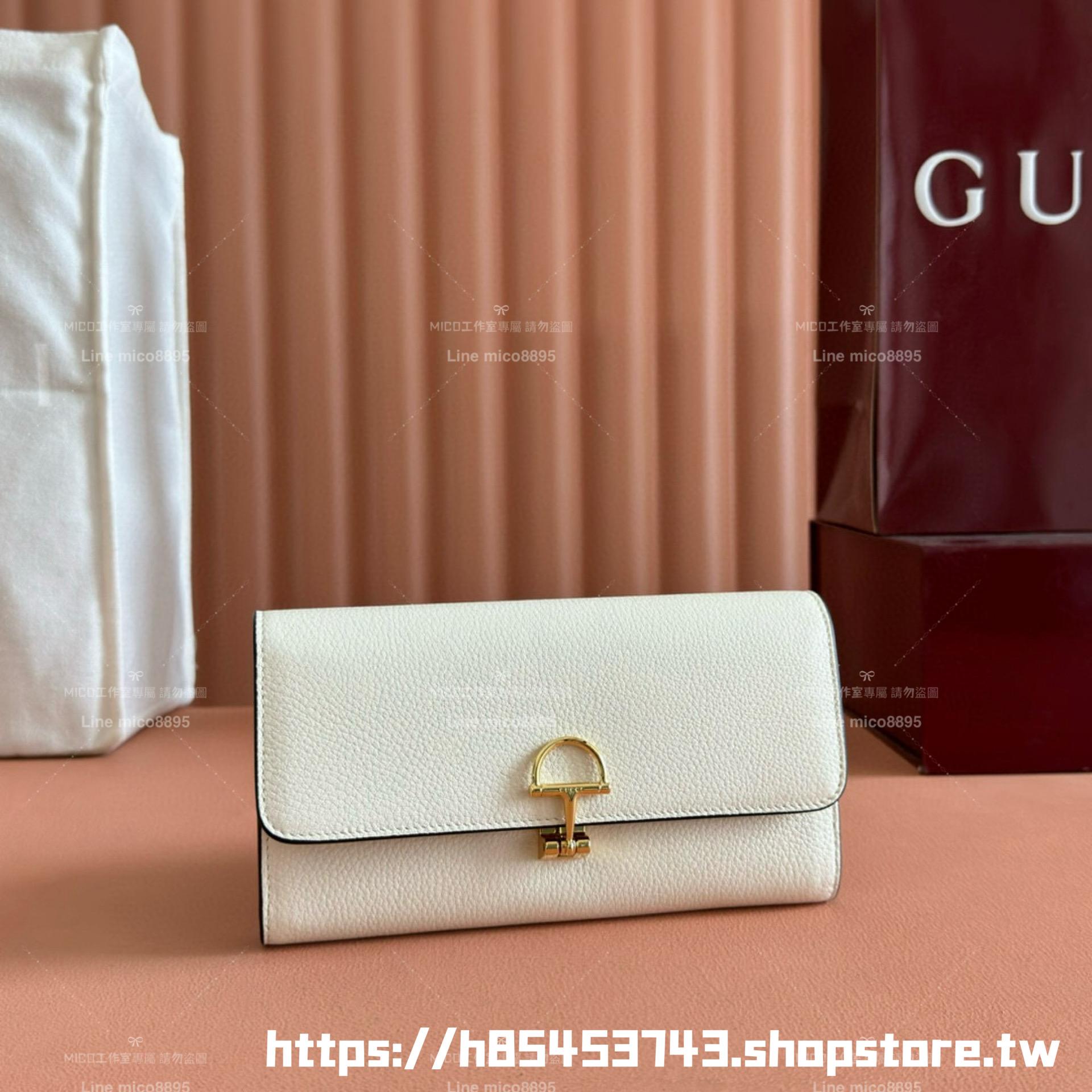 GUCCI 粒面牛皮 SOFTBIT系列長款錢包 長夾 19cm