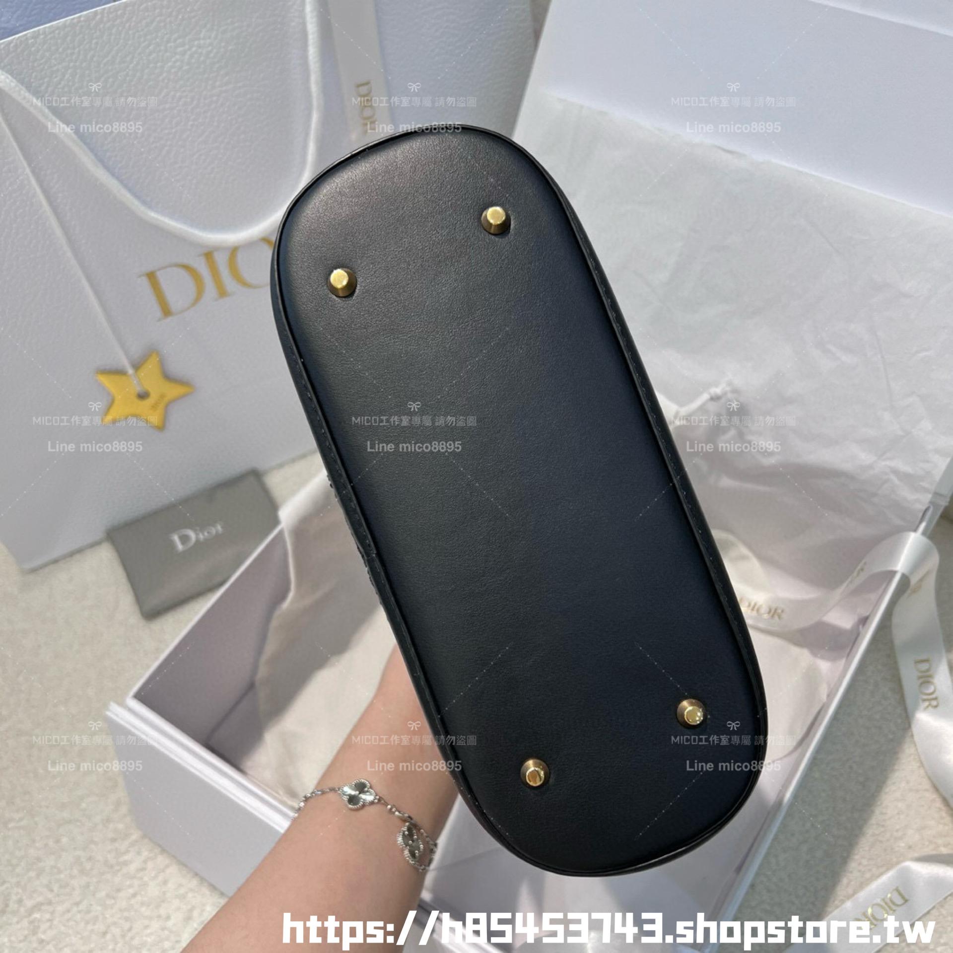 DIOR 季節款 粗花呢 Cest手提斜挎抽繩水桶包 24cm