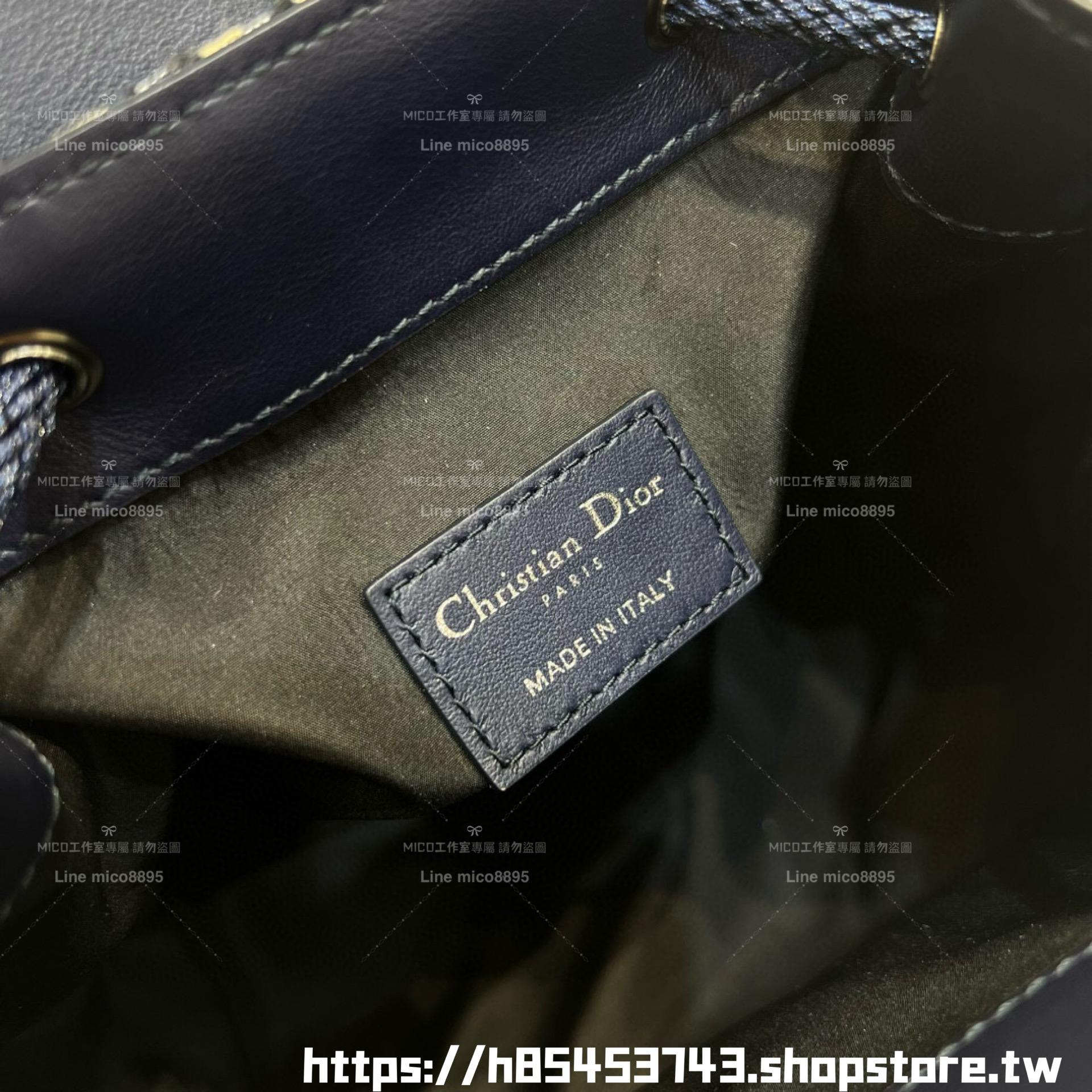 DIOR Baby Dior老花雙肩包/後背包/小書包 18cm