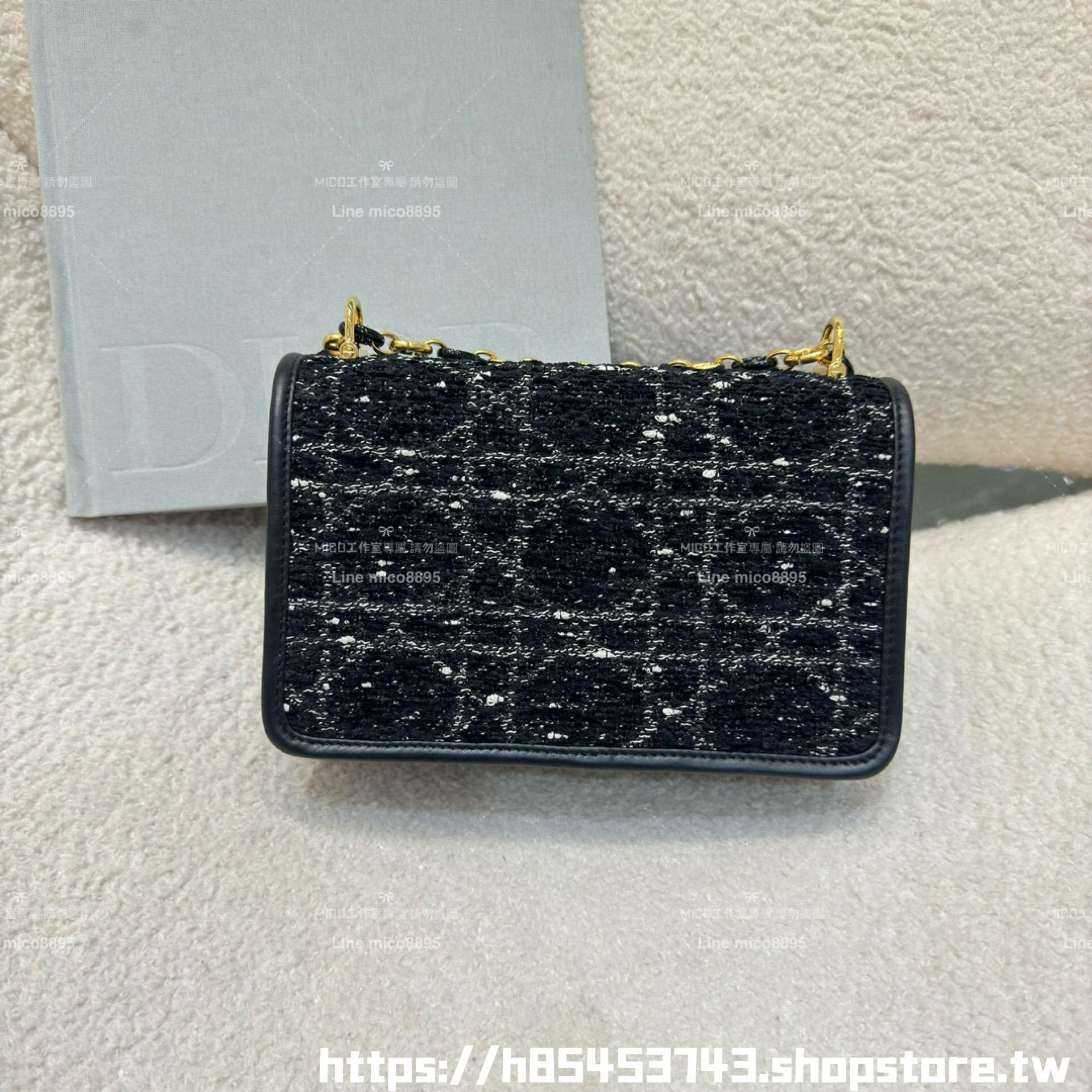 DIOR 小羊皮/真皮 米色 Miss Caro /肩背包 18cm