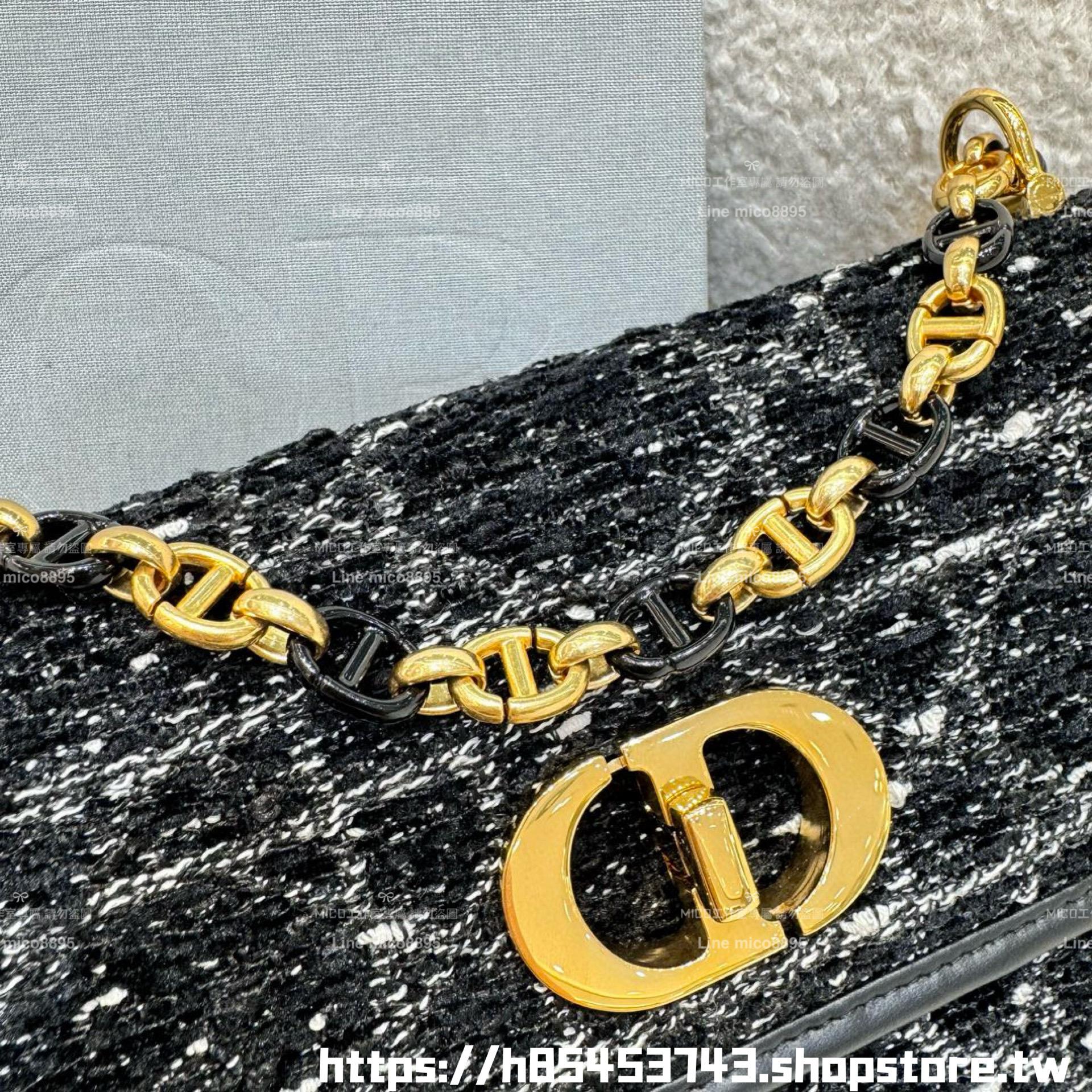 DIOR 小羊皮/真皮 米色 Miss Caro /肩背包 18cm