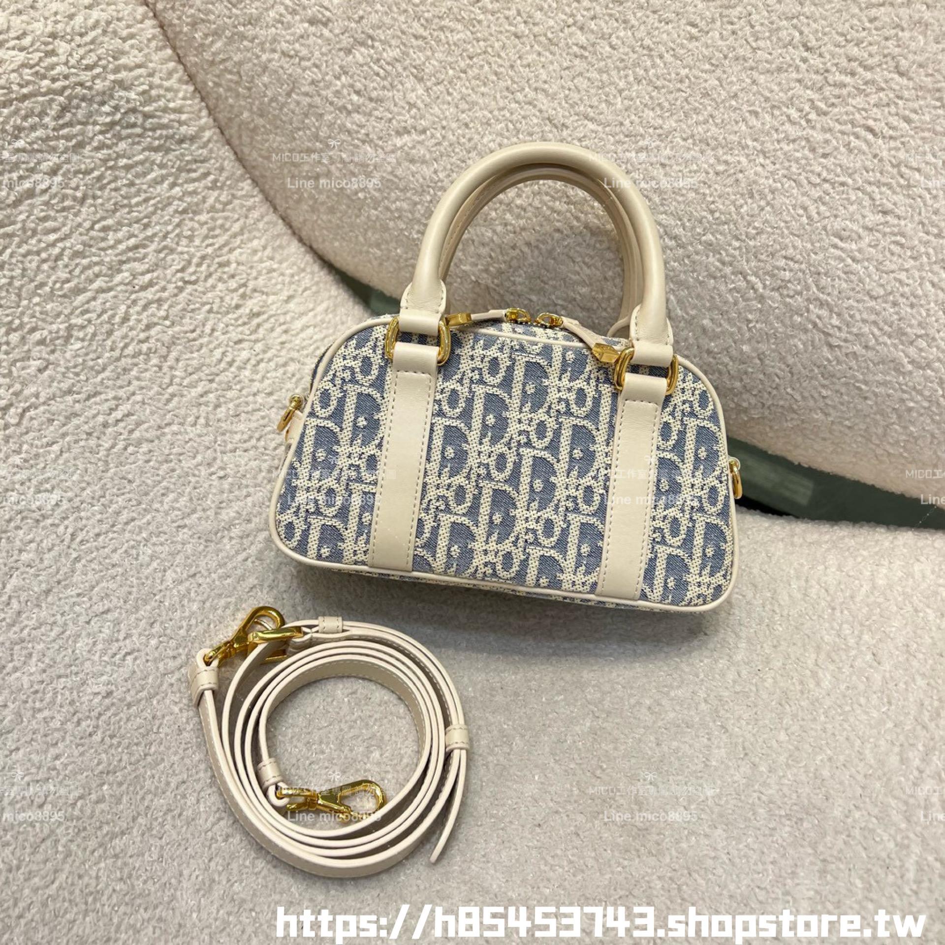 DIOR 季節限定色 酒椰草 D-Vibe East-West 微型包 保齡球包 20cm