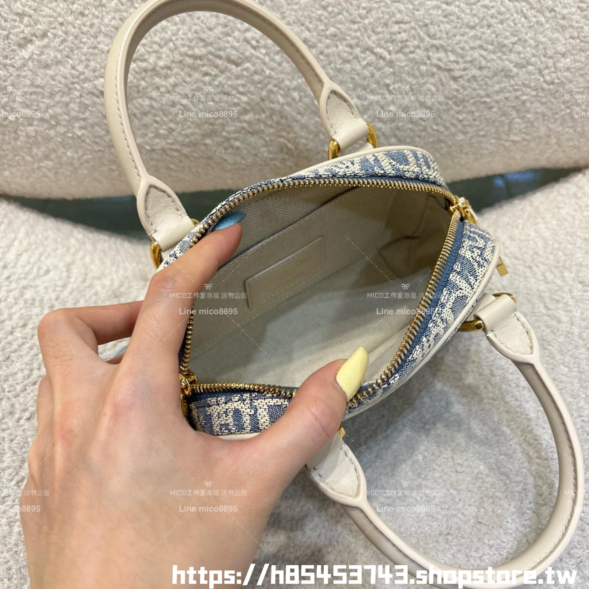DIOR 季節限定色 酒椰草 D-Vibe East-West 微型包 保齡球包 20cm
