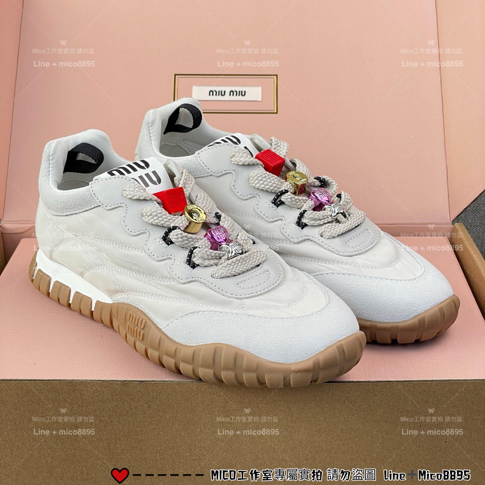 Miumiu x Lulu 聯名款 Tyre系列 復古休閒運動鞋 35-40