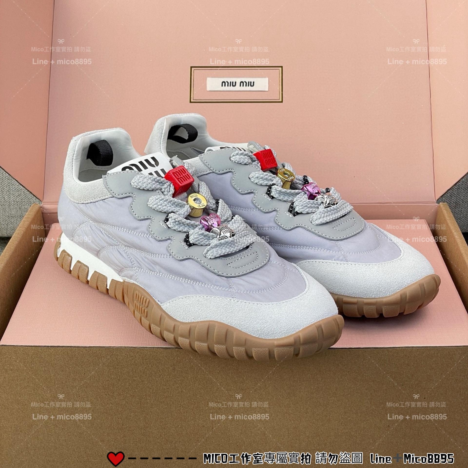 Miumiu x Lulu 聯名款 Tyre系列 復古休閒運動鞋 35-40