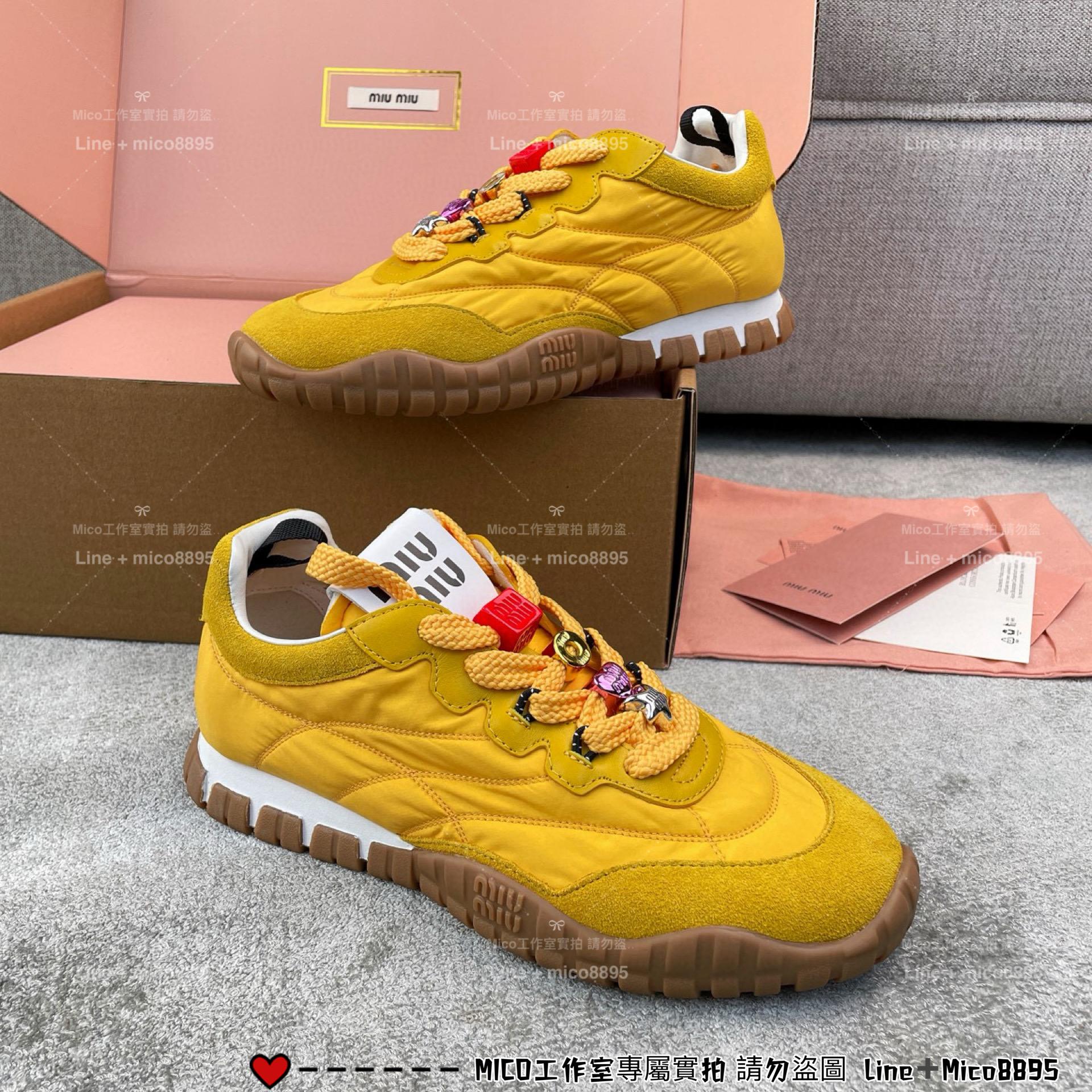 Miumiu x Lulu 聯名款 Tyre系列 復古休閒運動鞋 35-40