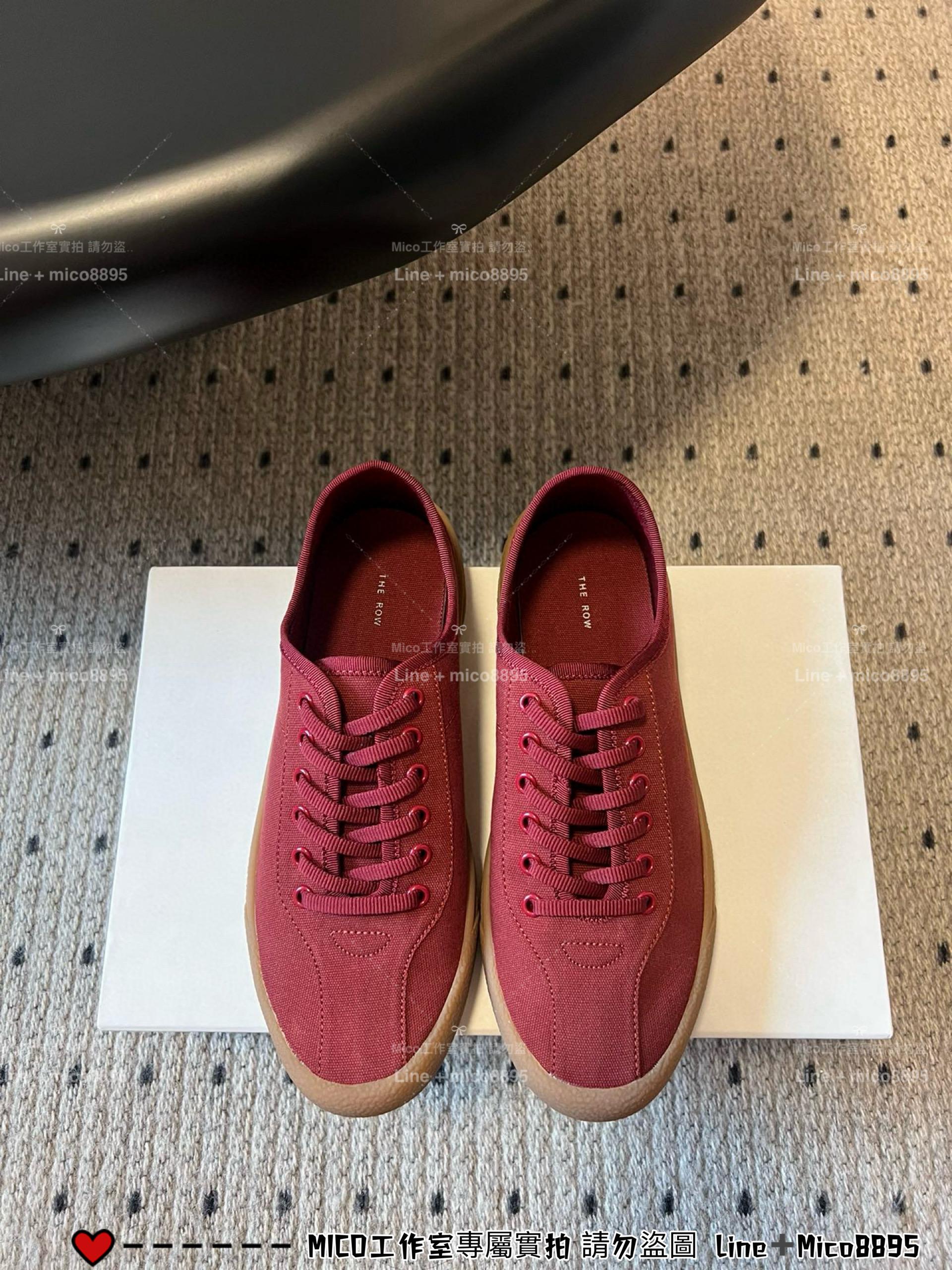 The Row 極簡系 25ss 牛筋厚底帆布鞋 35-40