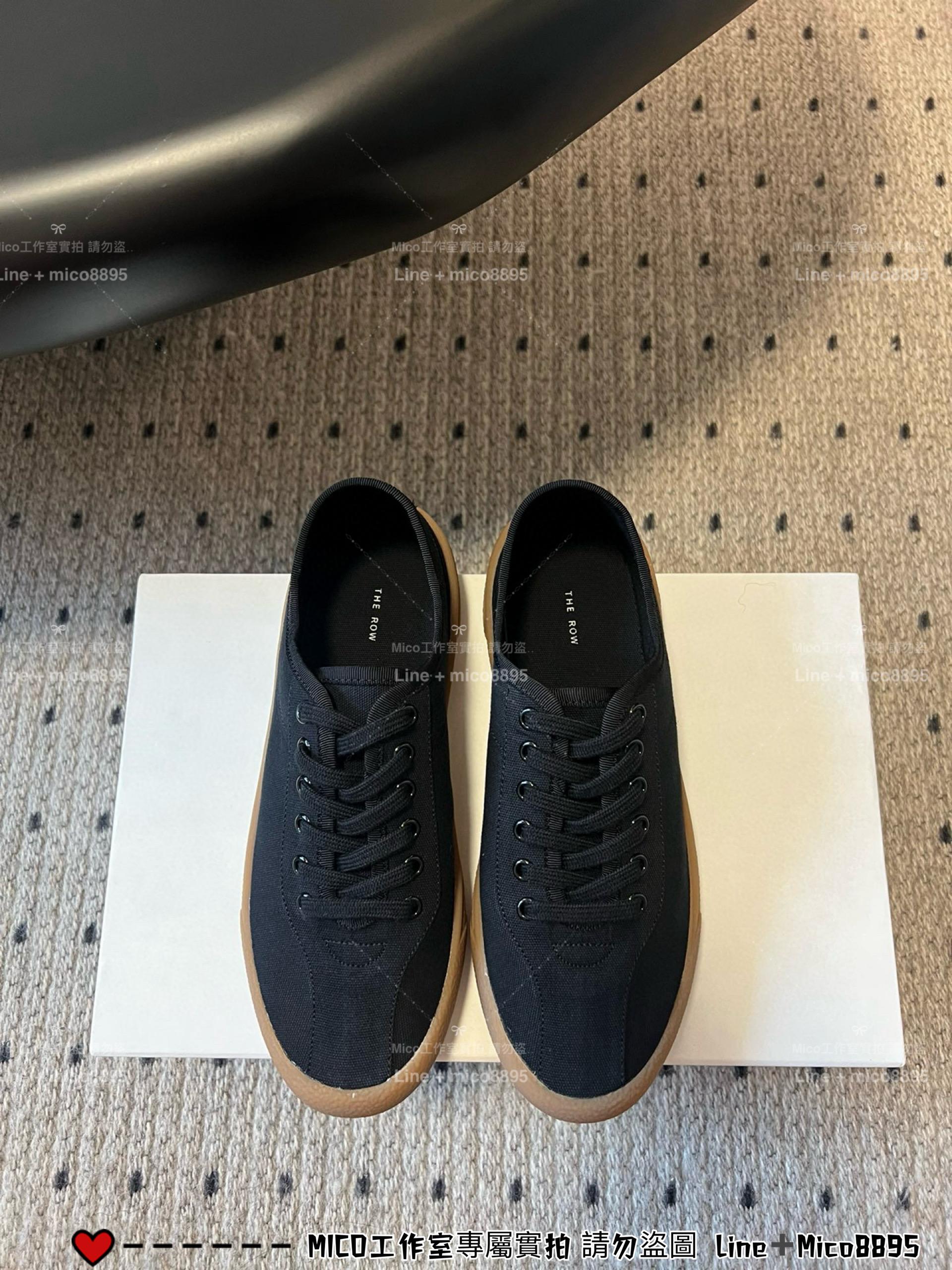 The Row 極簡系 25ss 牛筋厚底帆布鞋 35-40
