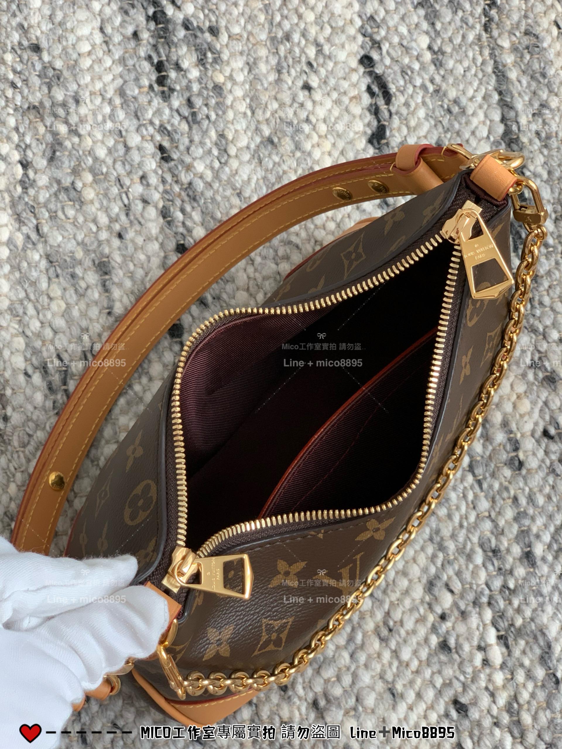 LV 焦糖色 法棍 Boulogne 手袋 M45832 牛角包 29cm